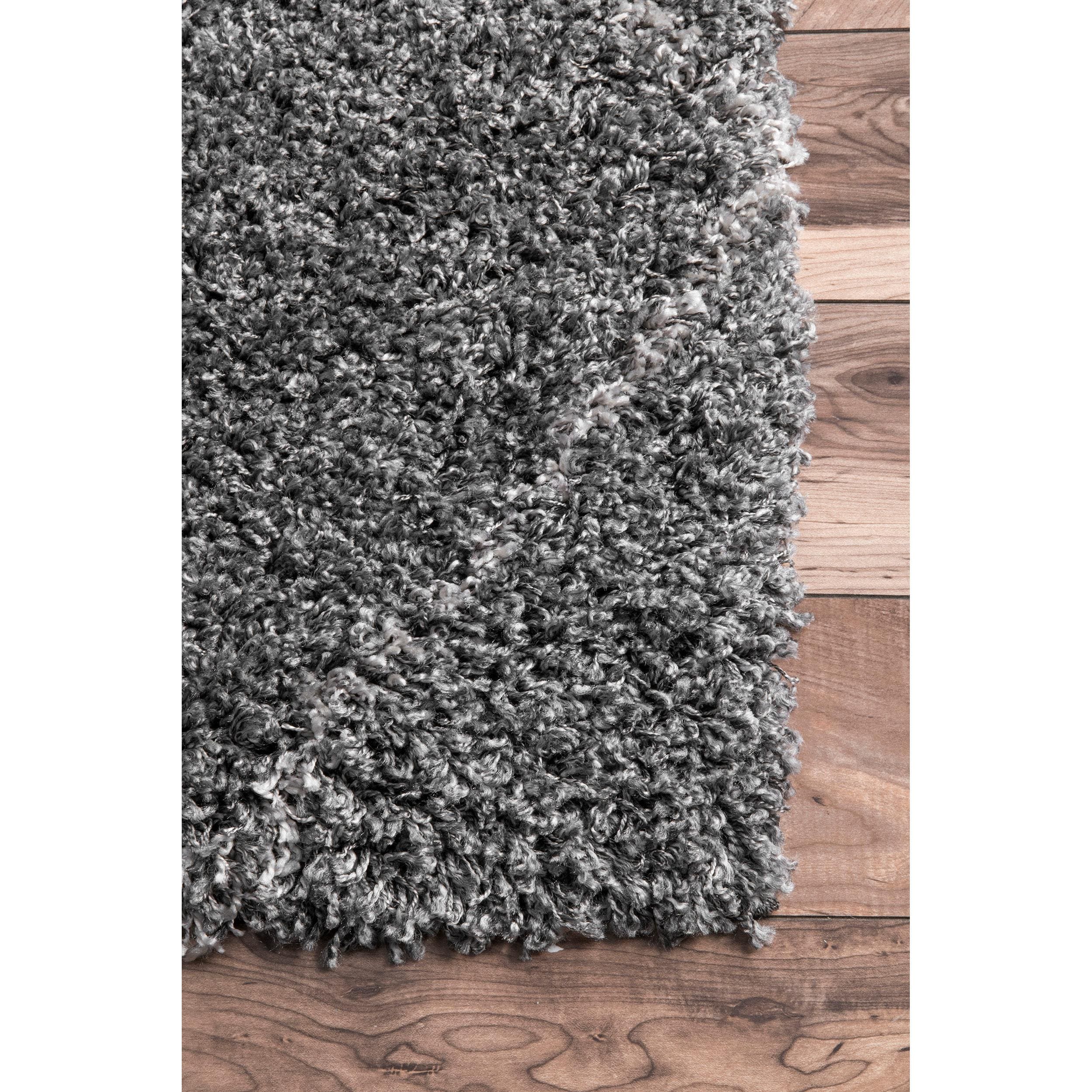 nuLOOM 8 X 10 (ft) Dark Grey Indoor Geometric Area Rug in the Rugs ...