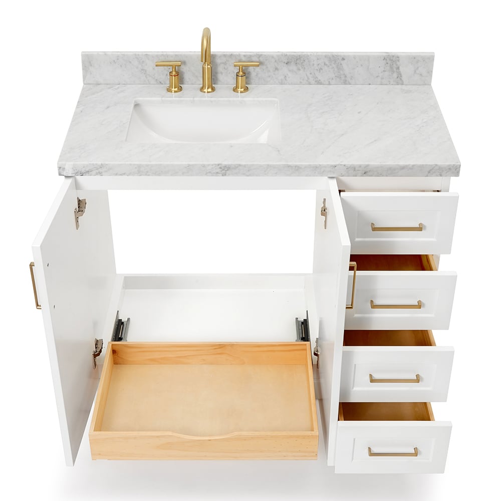 ARIEL Q043SLCWRVOWHT Bath-Vanity-Combo - View #6