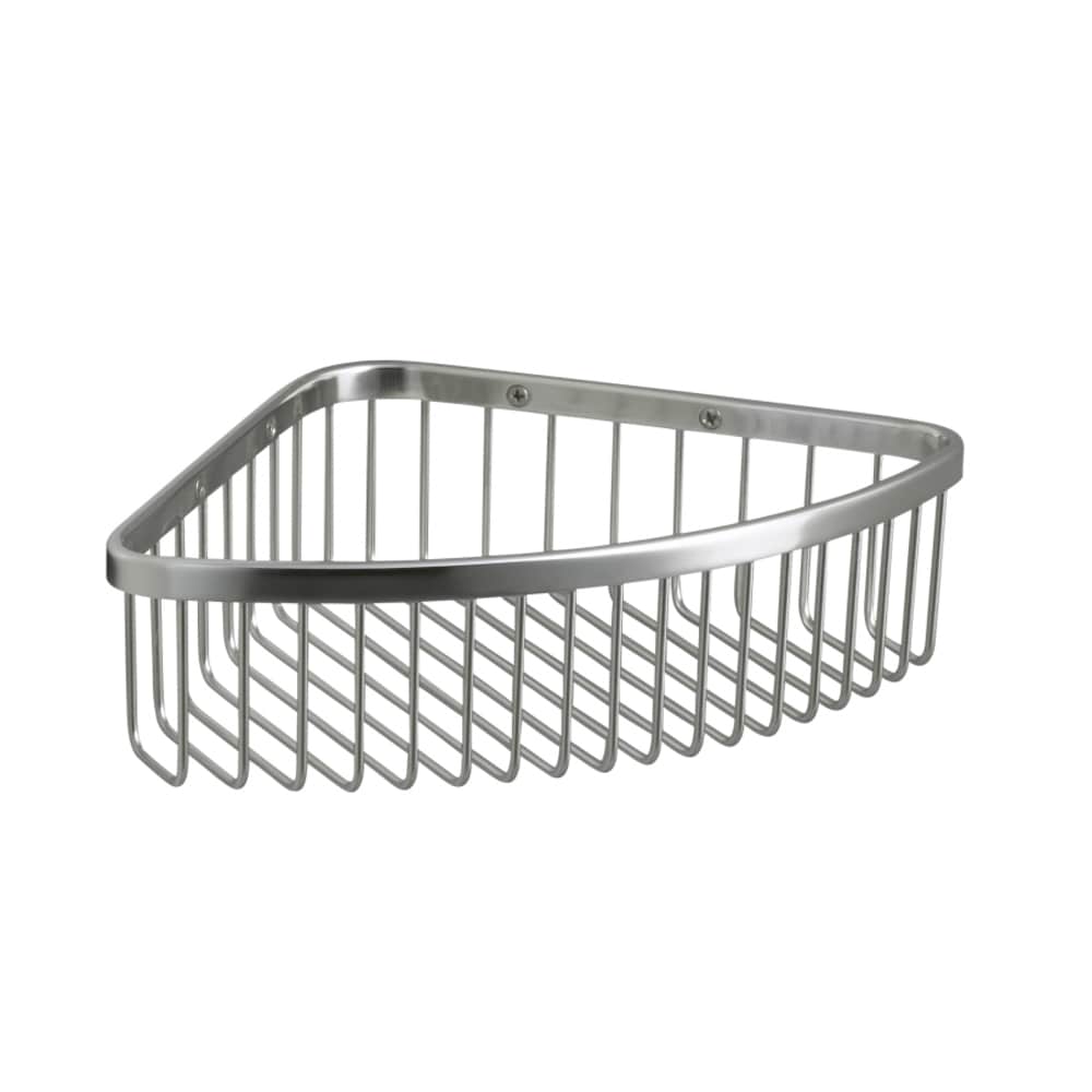 KOHLER 1897-S Polished Stainless Stainless steel Hanging shower caddy 8.0625-in x 11.625-in x 3.0-in