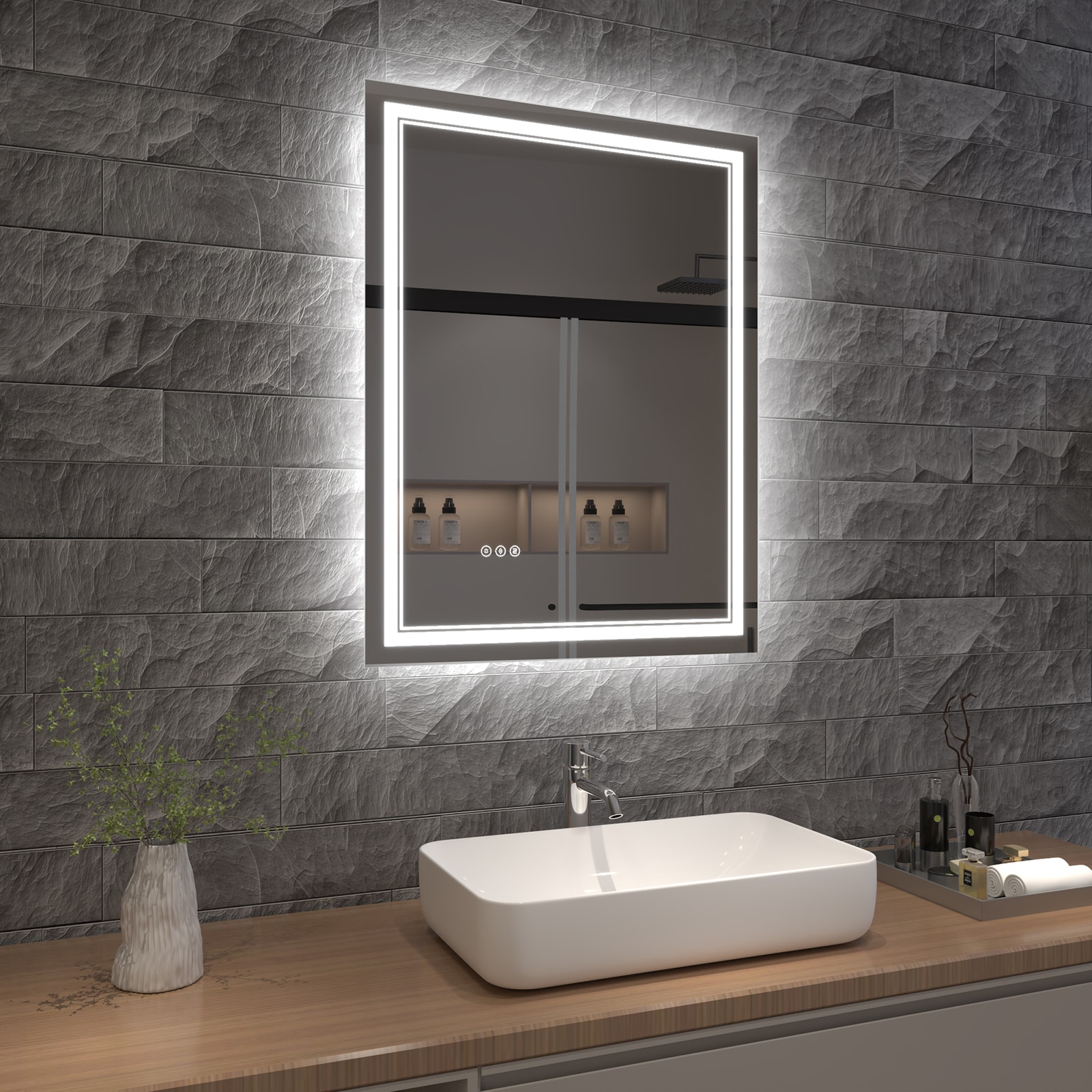 AAZJ JDEX-TF04MR2836 Framed-Bath-Mirrors - View #2
