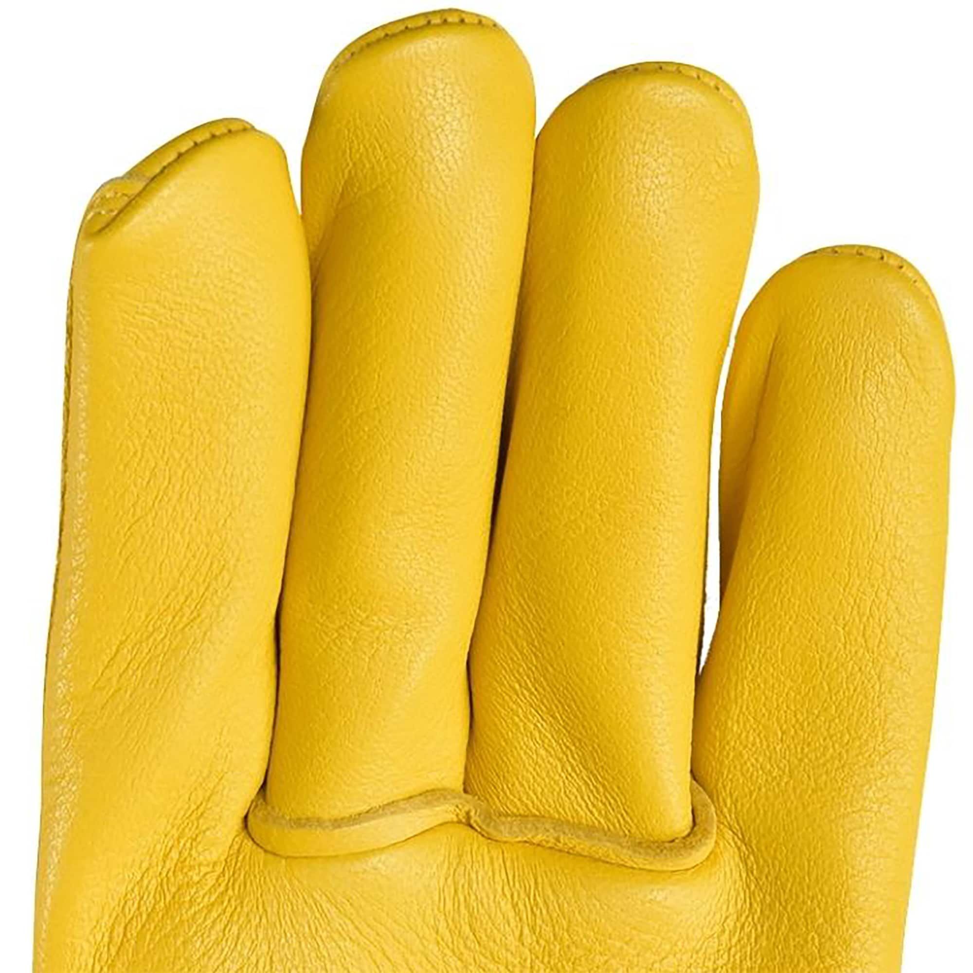 Wells Lamont Men's Leather Driver Work Gloves Bucko M 1 Pair