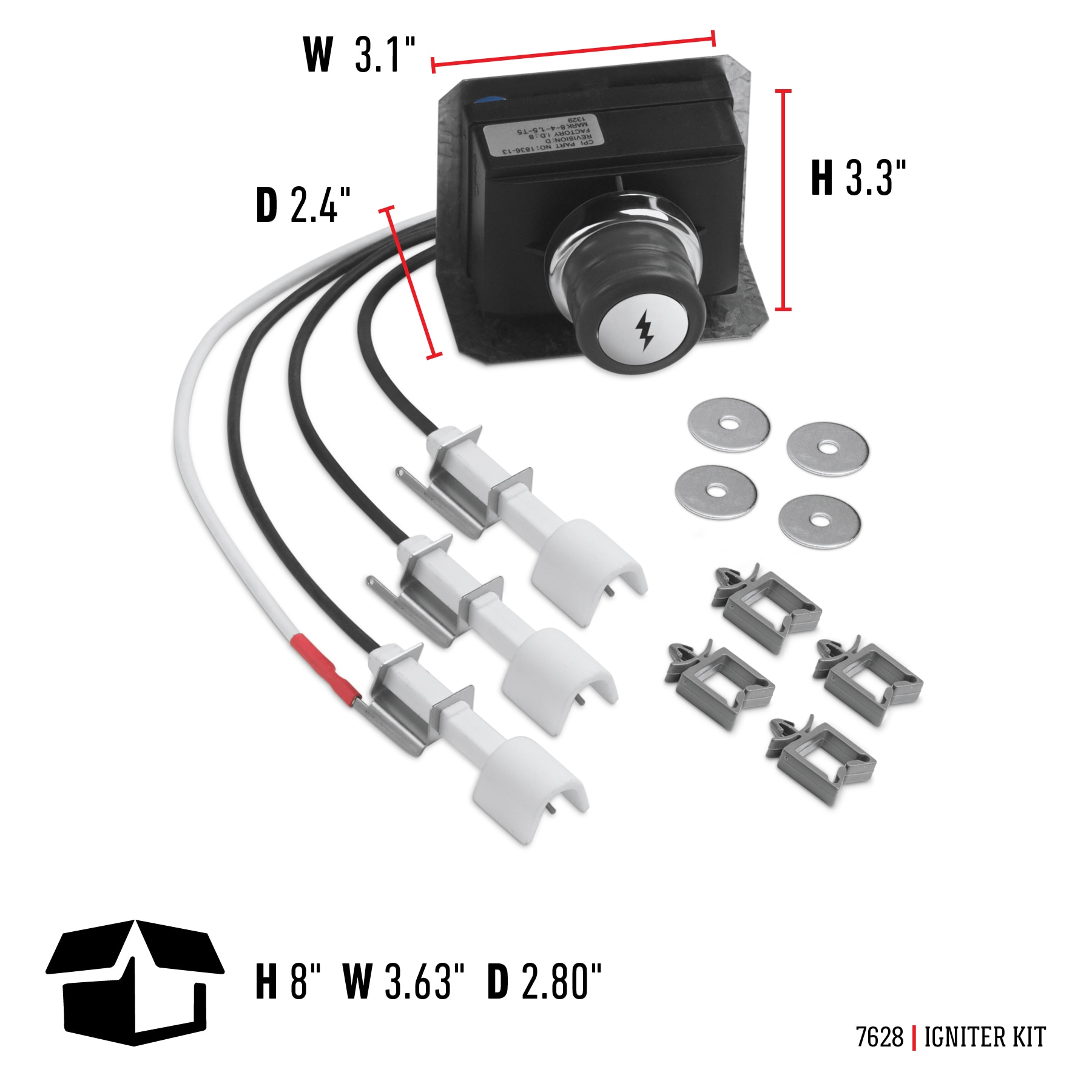 Weber Electronic Ignition Kit In The Gas Grill Igniters & Ignition ...