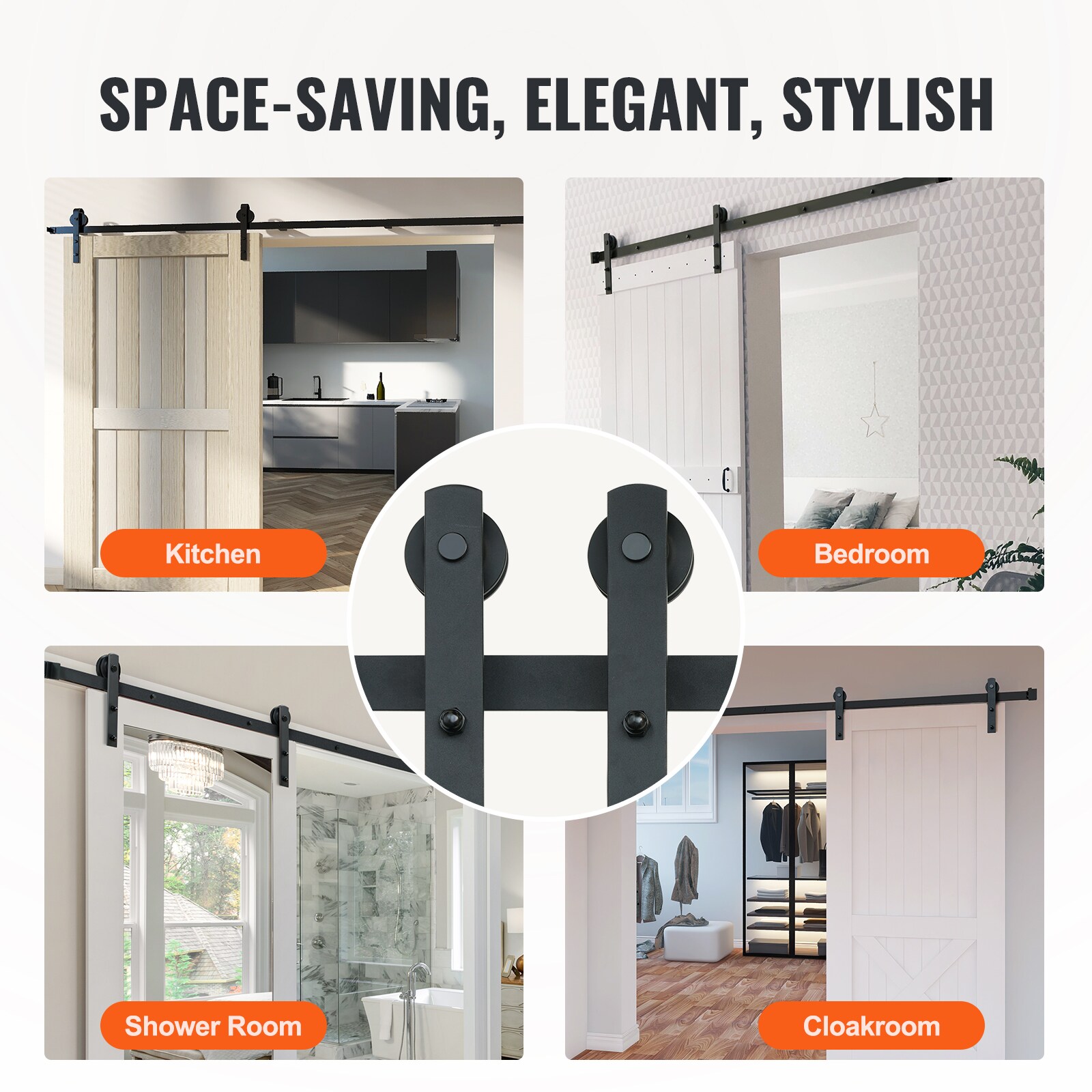 VEVOR GCYMWJTJHS10TVCHEV0 Barn-Door-Roller-Kits - View #7