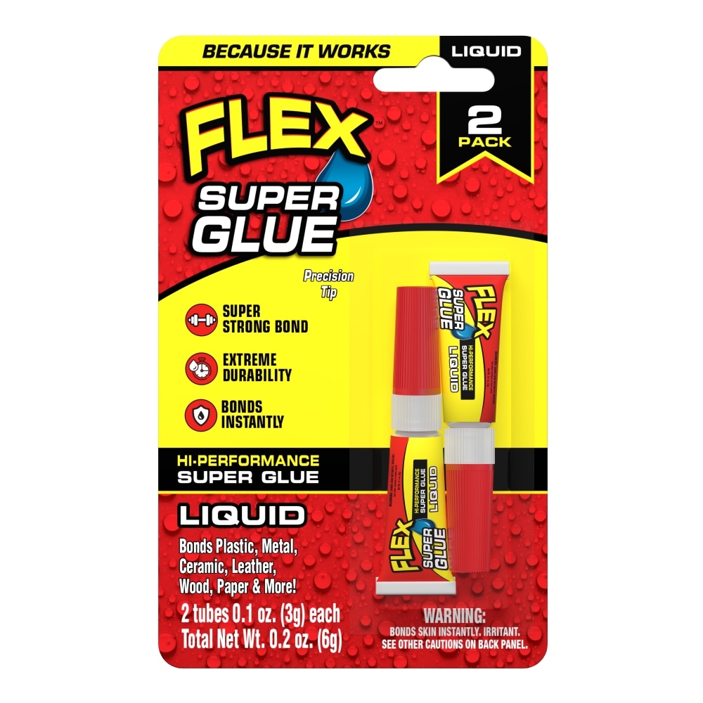 Flex 0.1 oz. Liquid Super Glue (2-Pack)