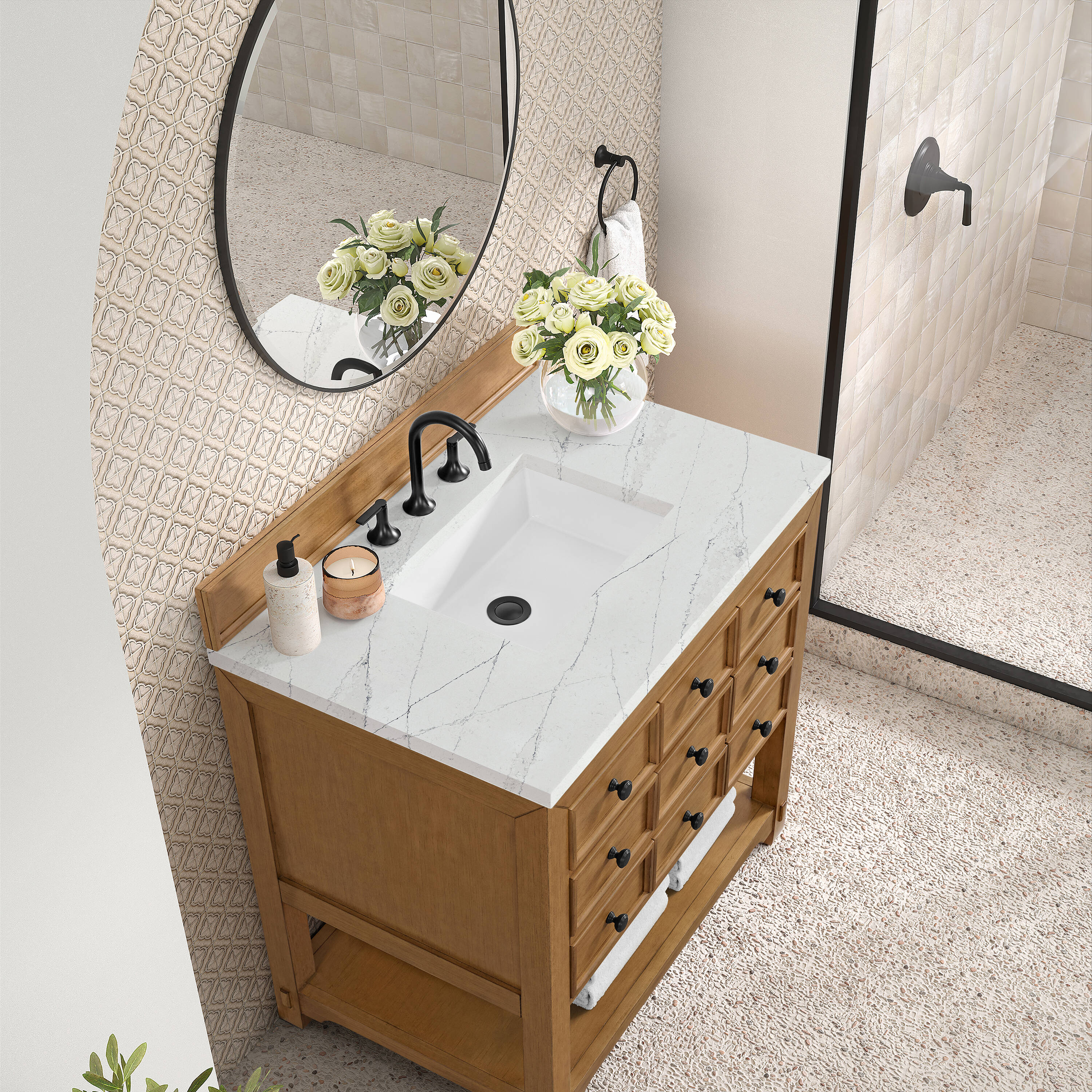 James Martin Vanities 505-V36-AMB-3ENC Bath-Vanity-Combo - View #5