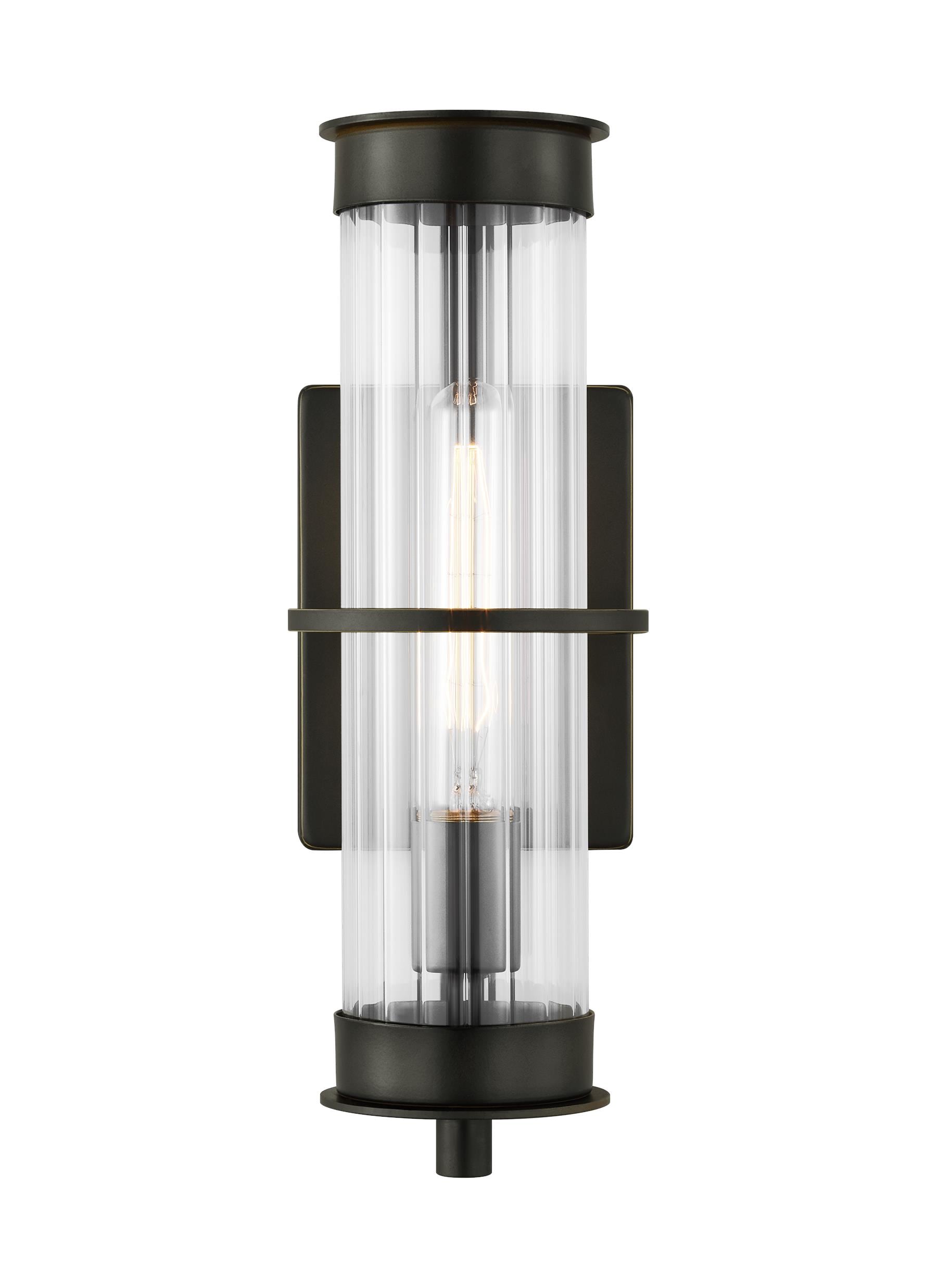 Generation Lighting 8626701-71 Alcona 1 -Light 15-in H Antique Bronze Hardwired Outdoor Wall Light
