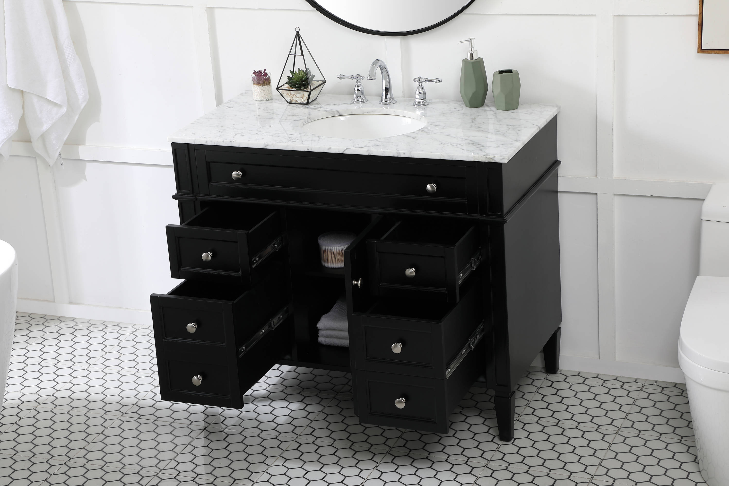 Elegant Decor HF37626BK Bath-Vanity-Combo - View #4