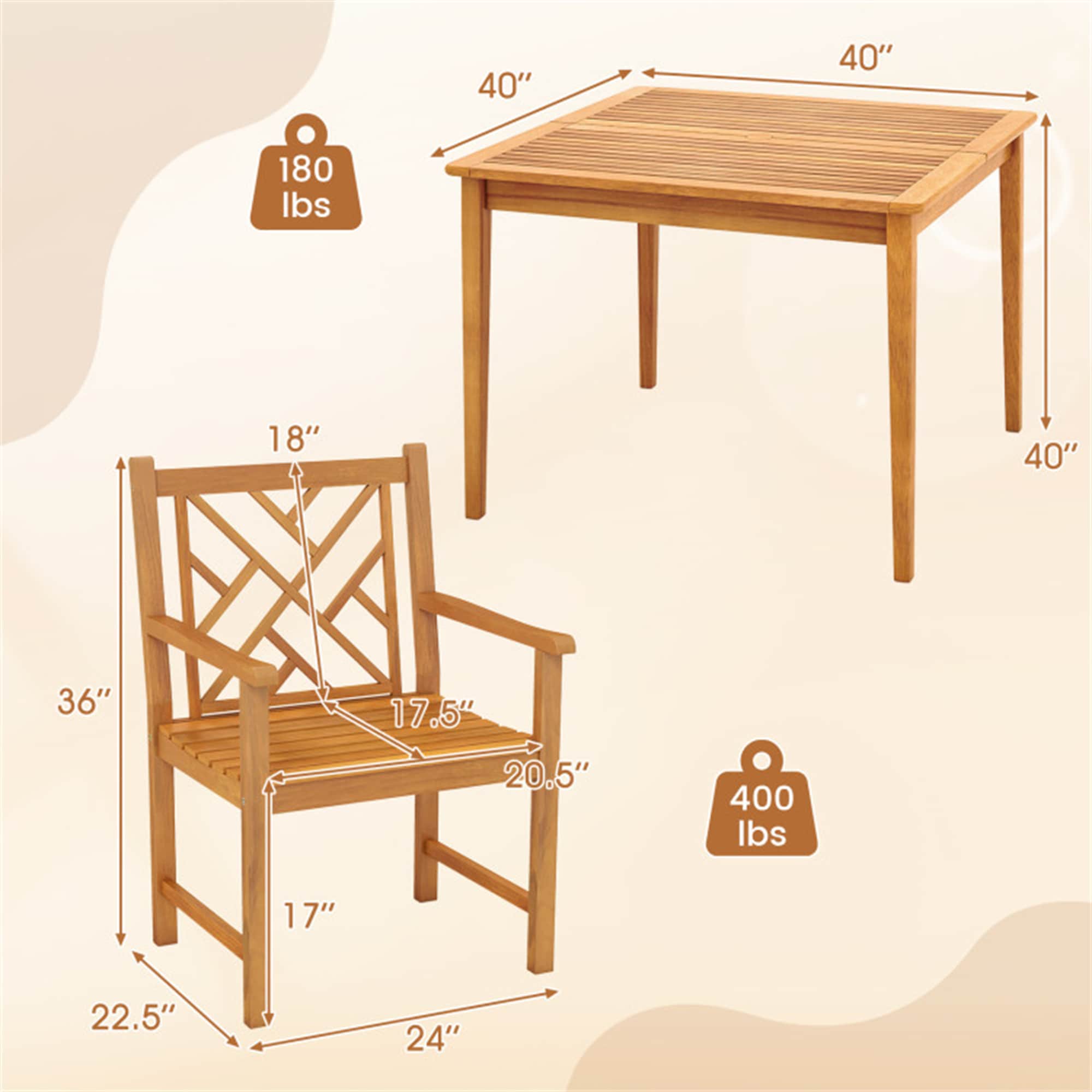 BABOOM BOM-0975MS+-CO Patio-Dining-Sets - View #4