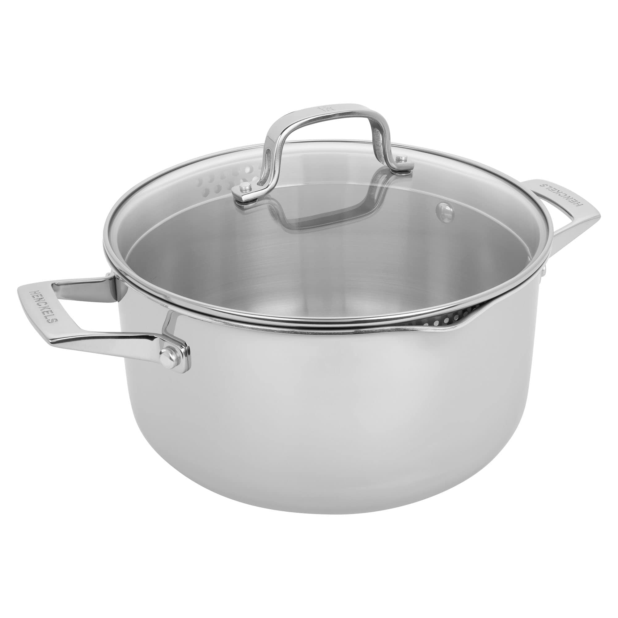 Henckels Clad H3 6-qt Stainless Steel Dutch Oven with Lid #1023644
