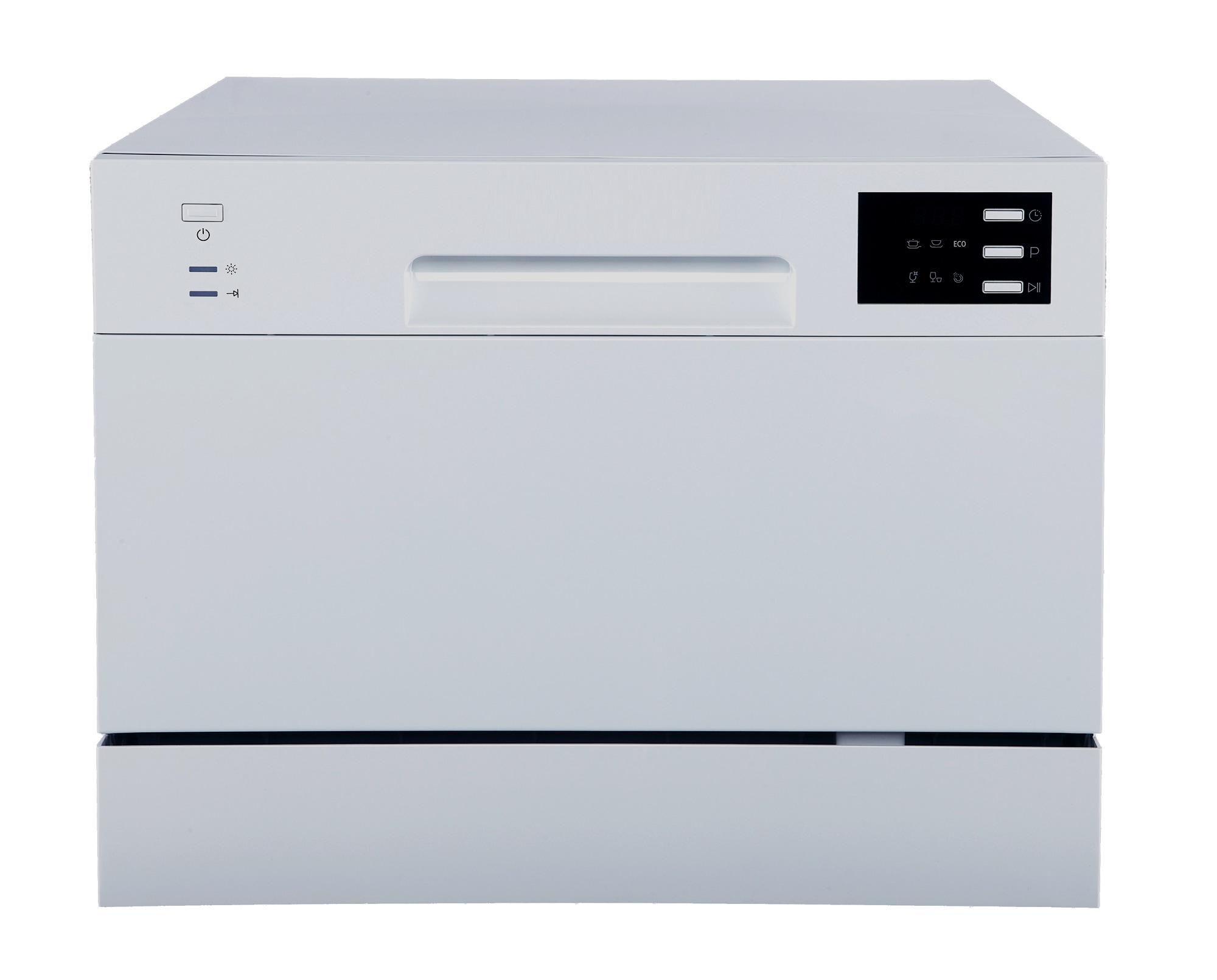 Farberware Professional 19.7-in Portable Countertop Dishwasher (White),  54-dBA in the Portable Dishwashers department at