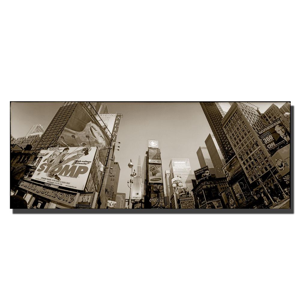 Trademark Fine Art EM045-C1232GG Framed 12-Inches H x 32-Inches W Photography Canvas Print