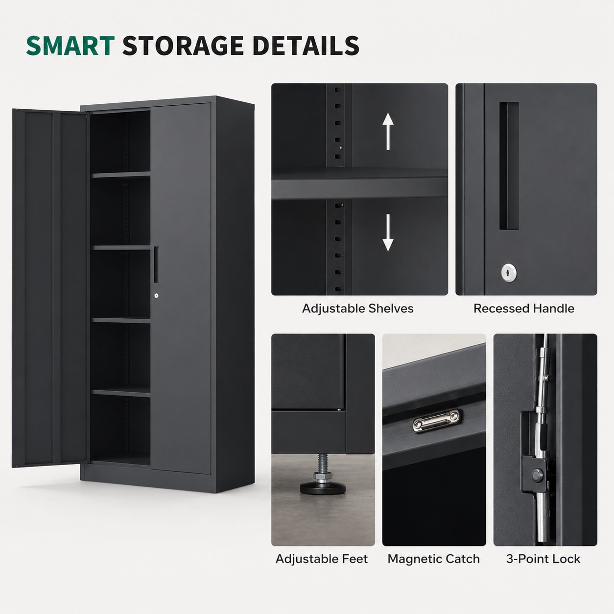 HBUDS HB-M03009 Storage-Cabinets - View #3