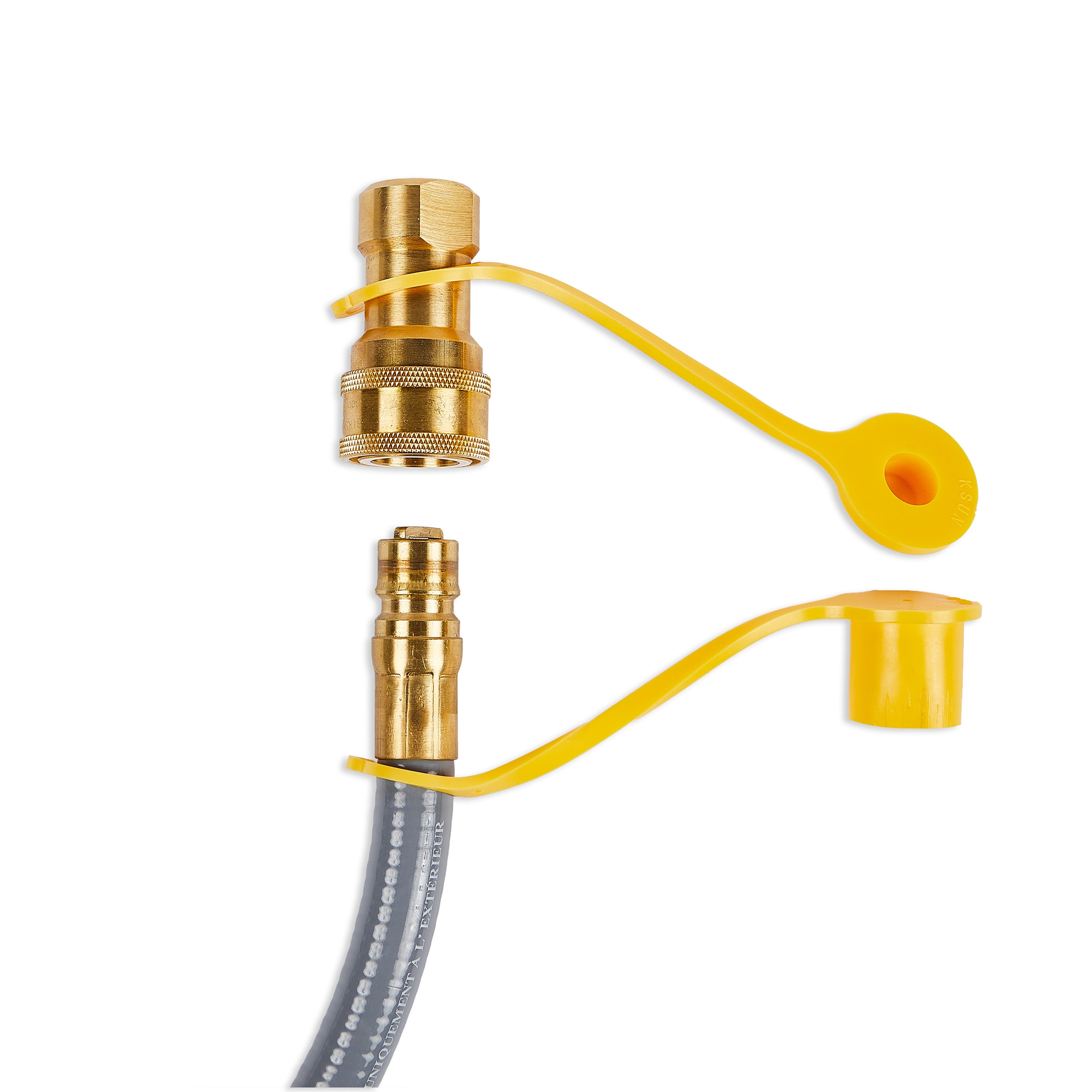 96'' Gray Rubber Natural Gas Conversion Kit