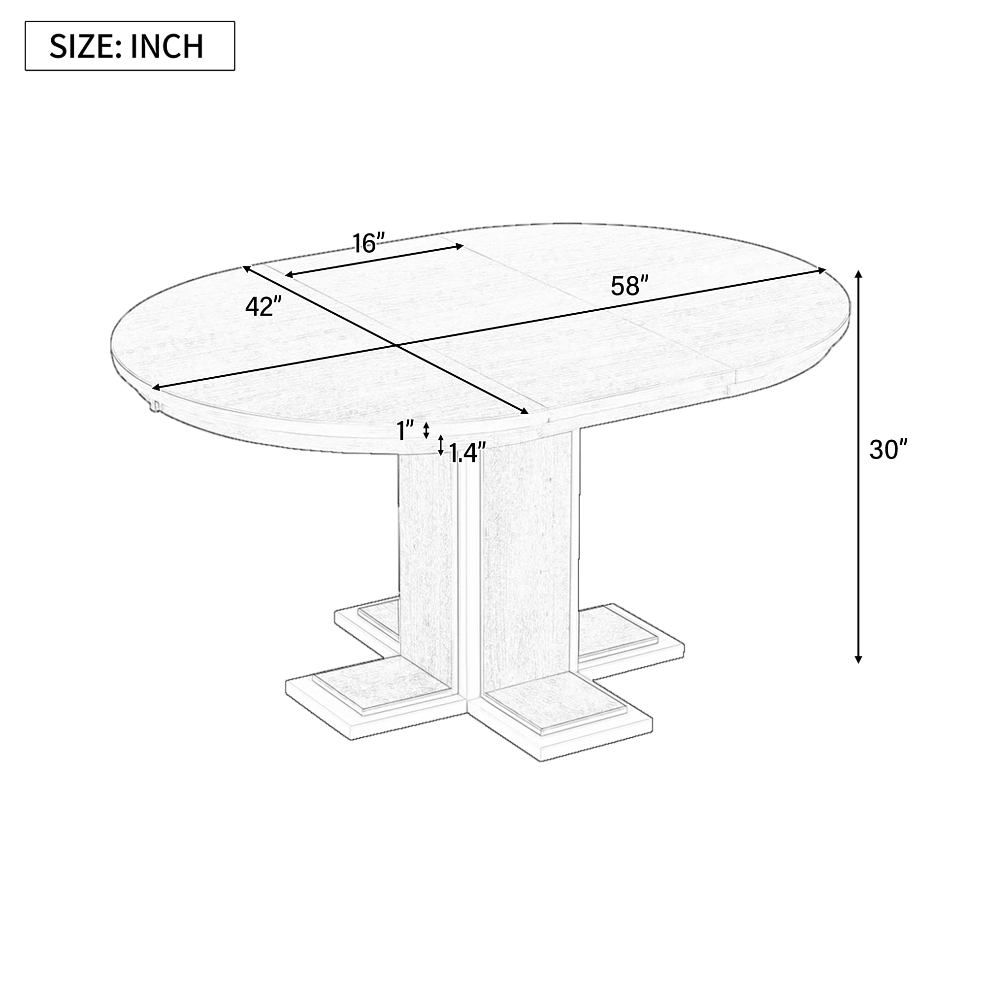 ModernLuxe XW000002AAD Dining-Tables - View #3