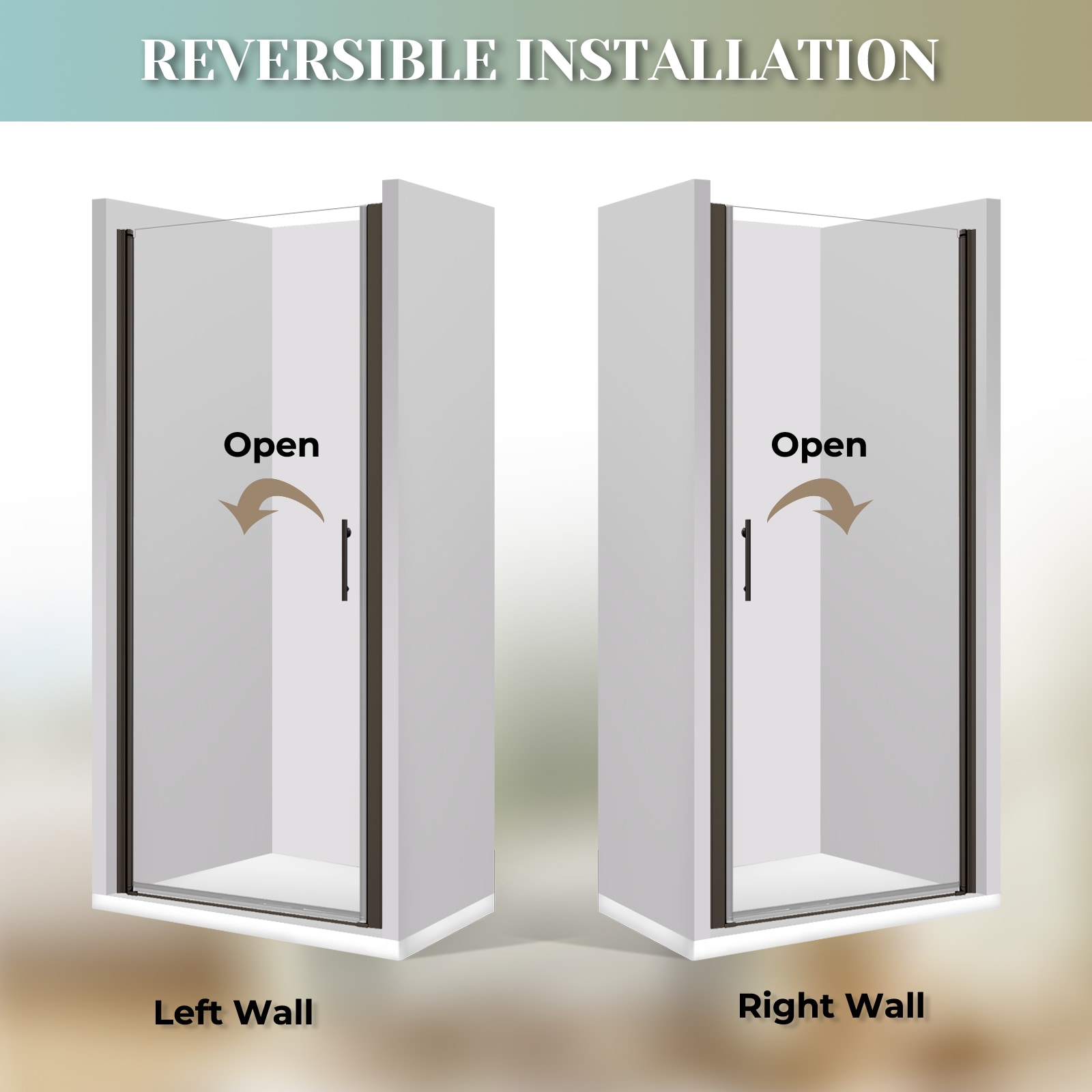 Forclover FRISD30MB Shower-Doors - View #6