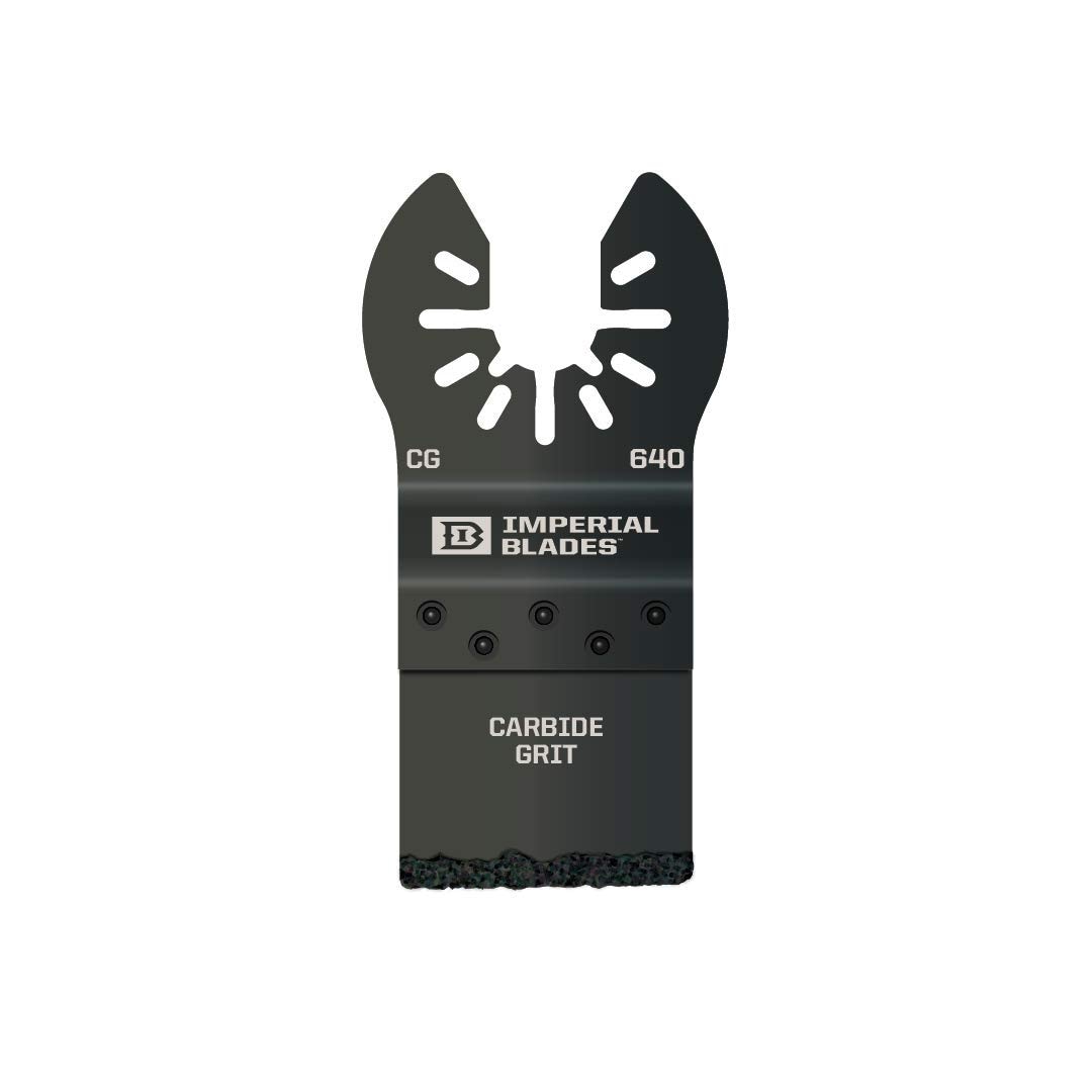 IMPERIAL One Fit 1-1/4 Carbide Grit Plunge Cut Blade 1PC Multicolor
