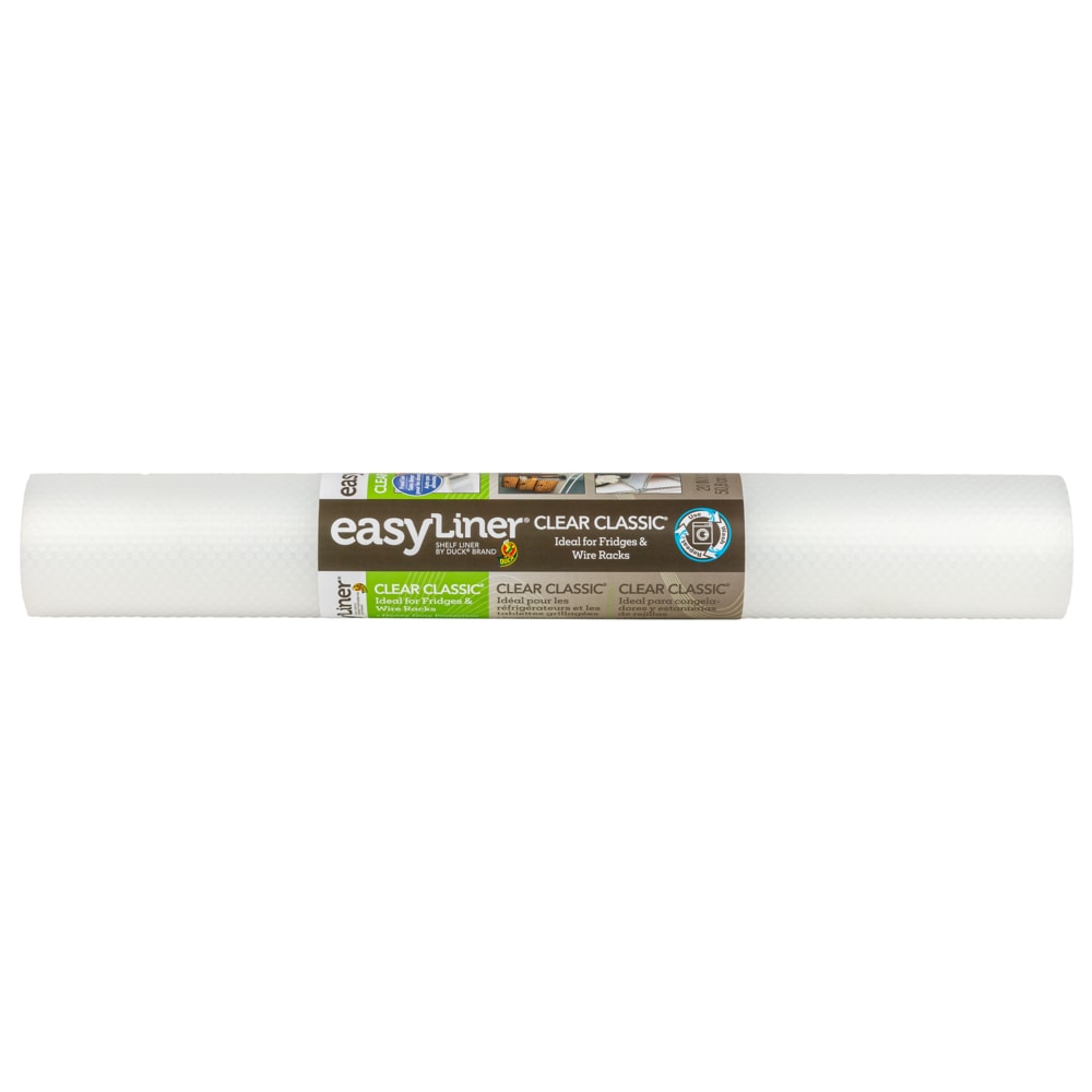 Duck Clear Classic EasyLiner 20-in x 12-ft Clear Shelf Liner