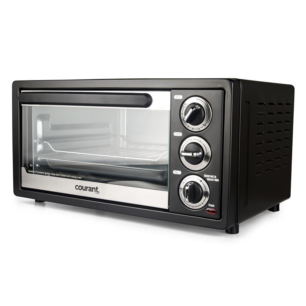 Courant 4-Slice Countertop Toaster Oven - Black