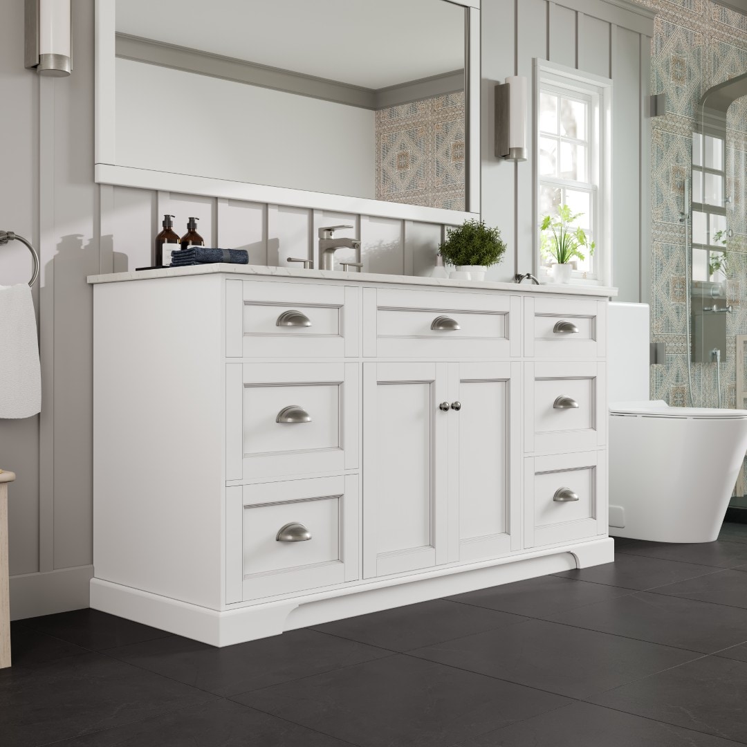 Eviva EVVN666-60WH-SS Bath-Vanity-Combo - View #2