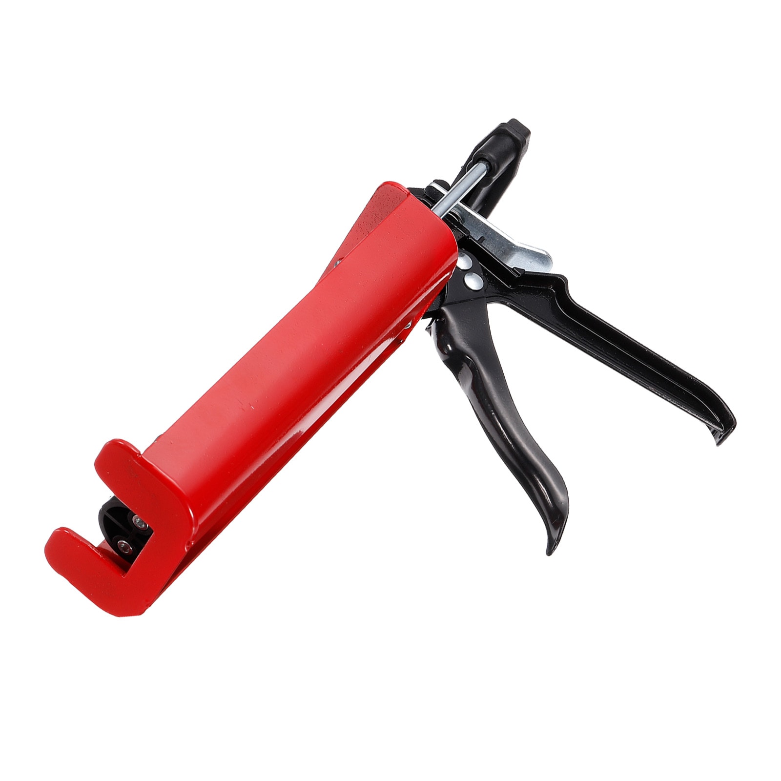 Unique Bargains Manual Adhesive Application Applicator Dual Component Cartridges Epoxy Caulk Gun 25:1 Thrust rate for 400 ML (1:1) Red