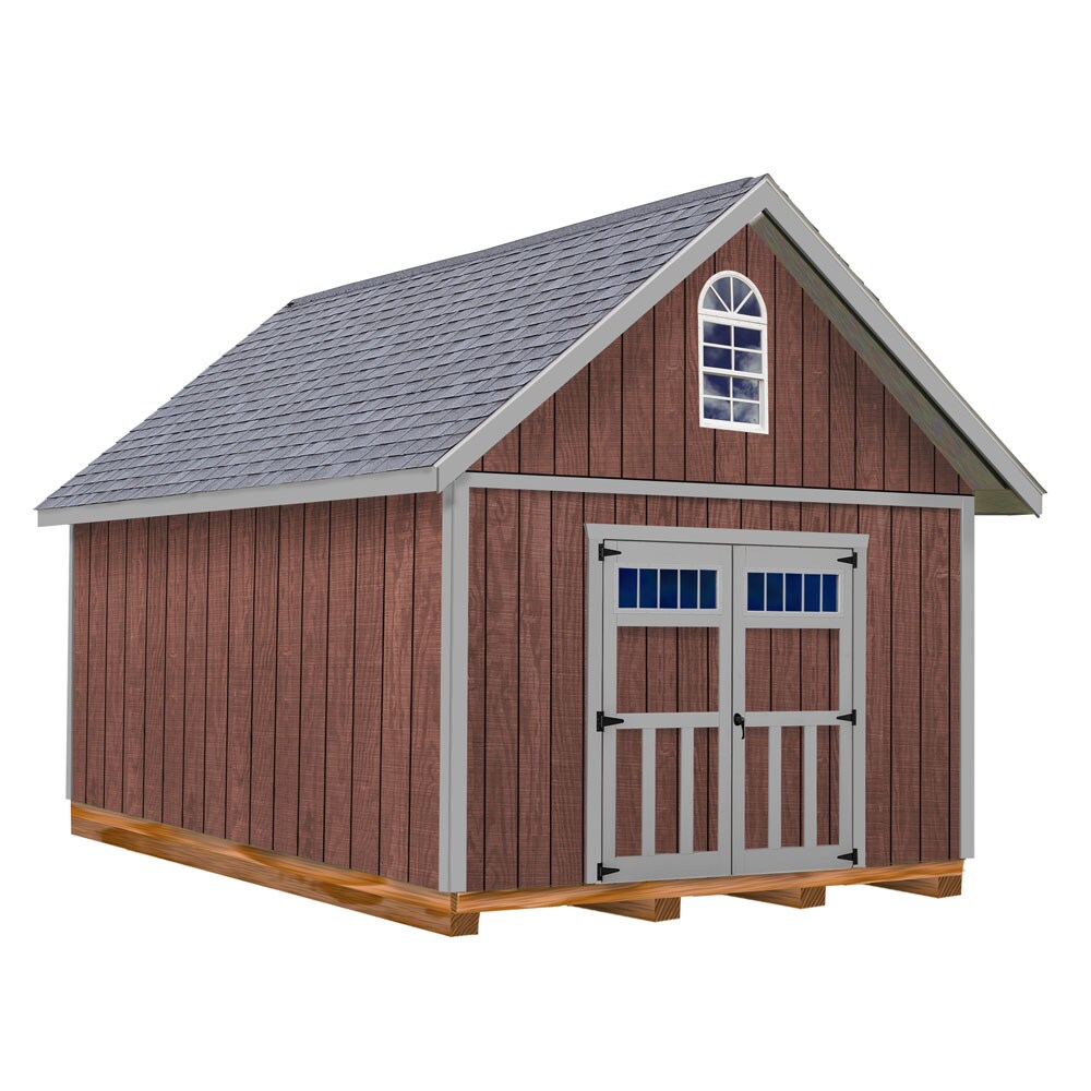 Best Barns Springfield 12-ft x 20-ft Gable Style Wood Outdoor Storage ...