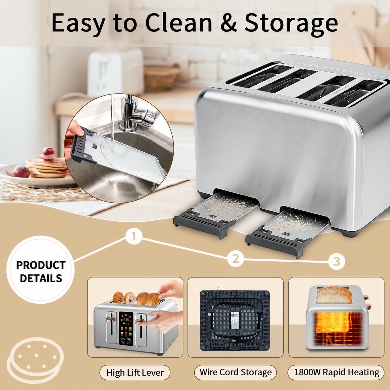 Aoibox LABT3E42 toasters - View #7