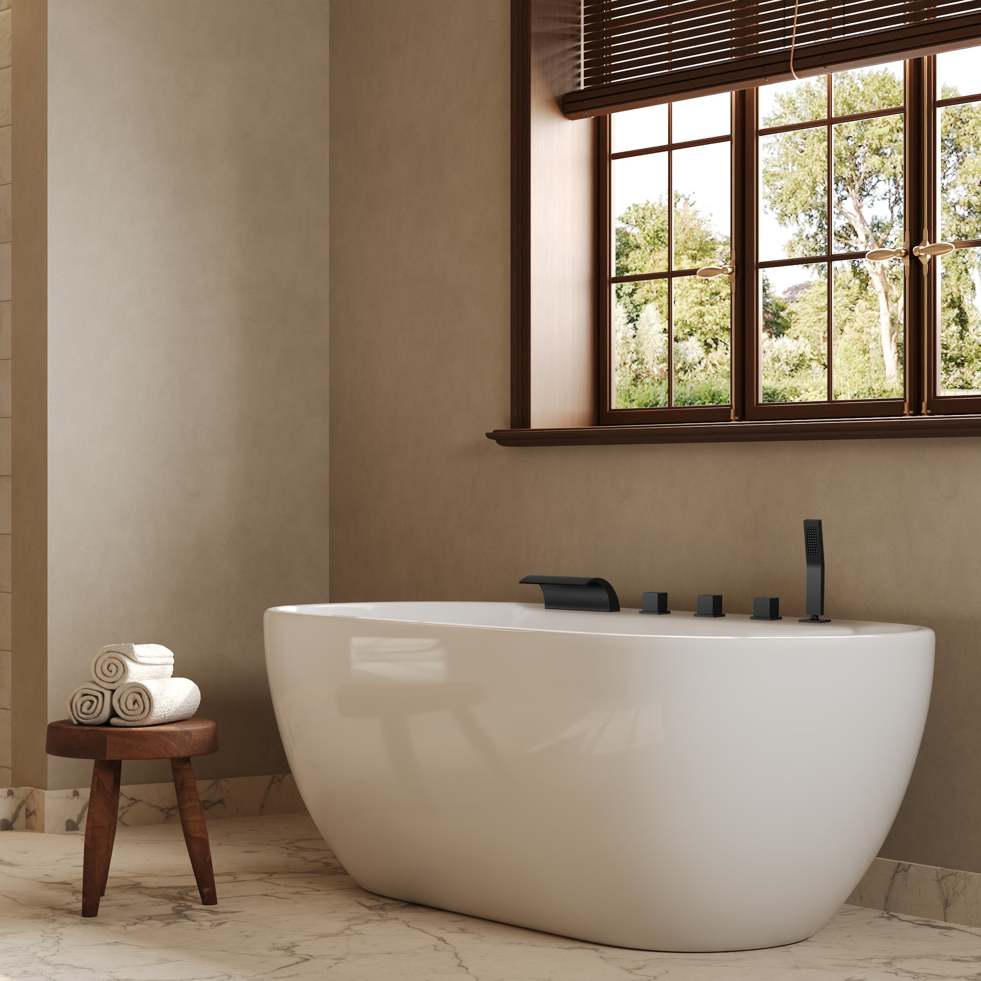 GRANDJOY SGF11GJ-59BL Roman-Tub-Faucets - View #3
