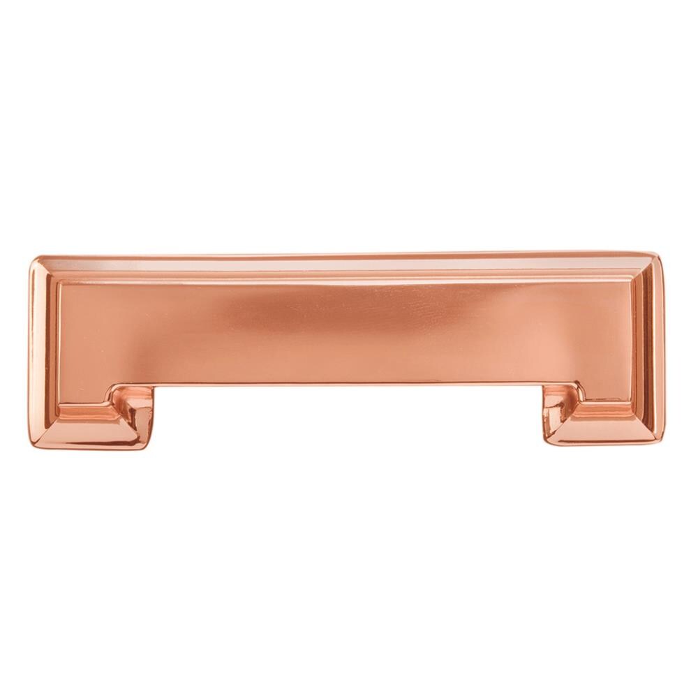 Hickory Hardware Studio 3-in or 3-3/4-in Center to Center Polished Copper  Dual Mount Rectangular Handle Drawer Pulls at