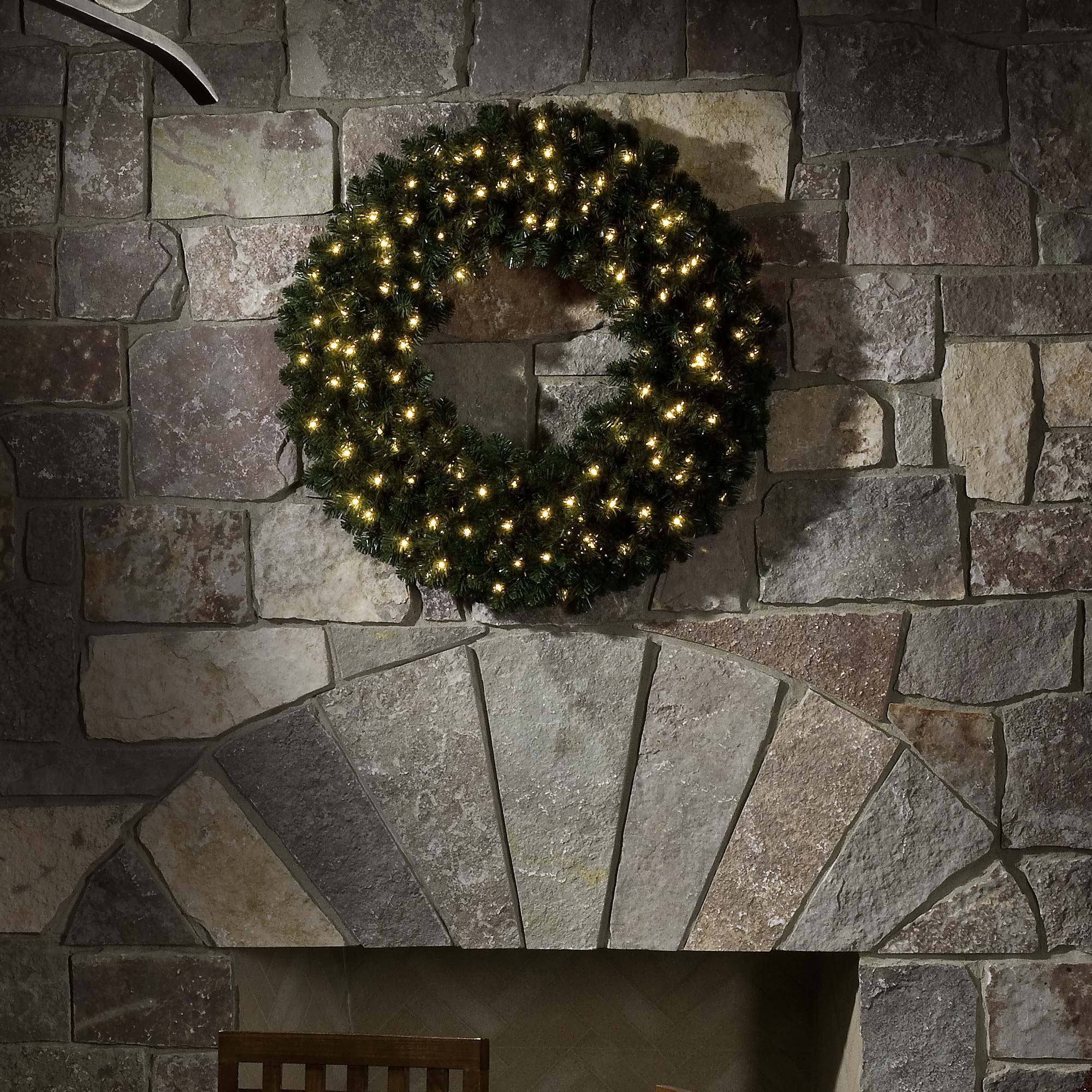 Red Sleigh 74855 Artificial-Christmas-Wreaths - View #7