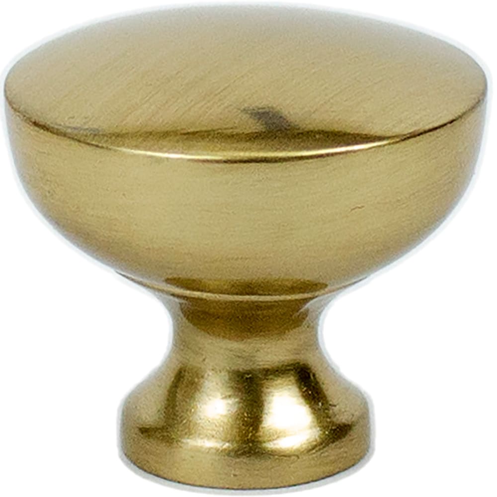 Rusticware 903SB Knob 1-1/8-in Satin Brass Square Modern Cabinet Knob