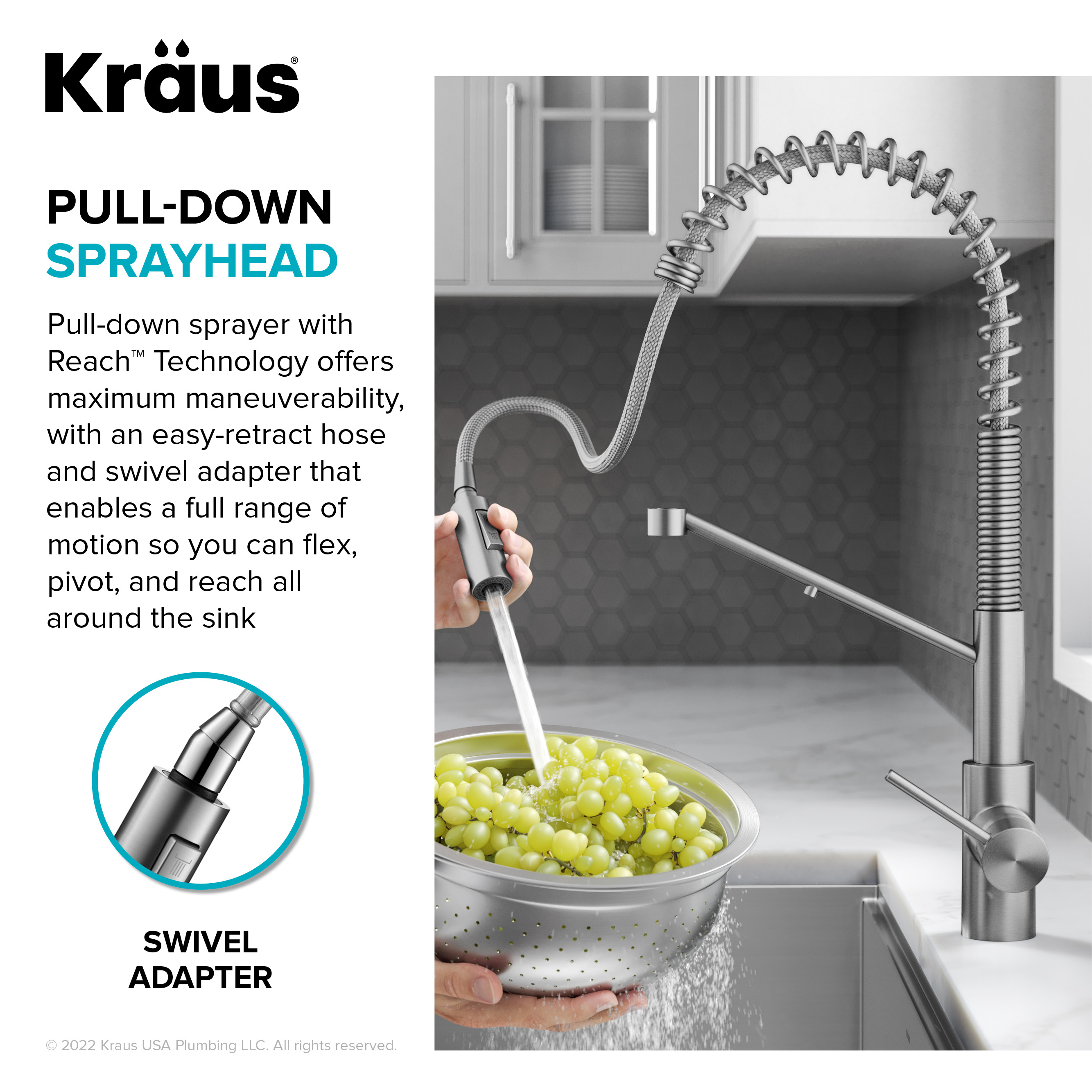 Kraus KFF-2631SFS Kitchen-Faucets - View #10