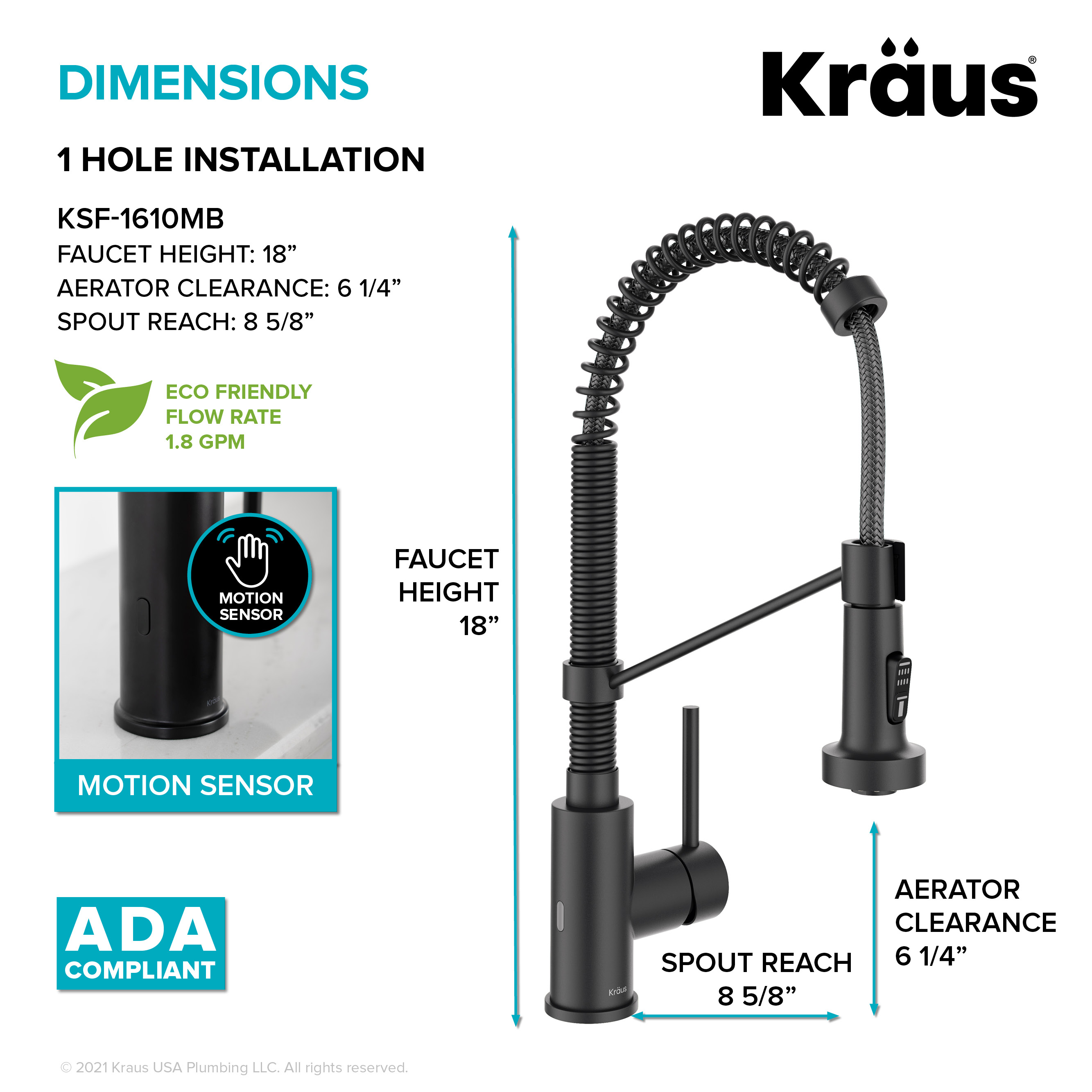 Kraus KSF-1610MB-DP02-C Kitchen-Faucets - View #9