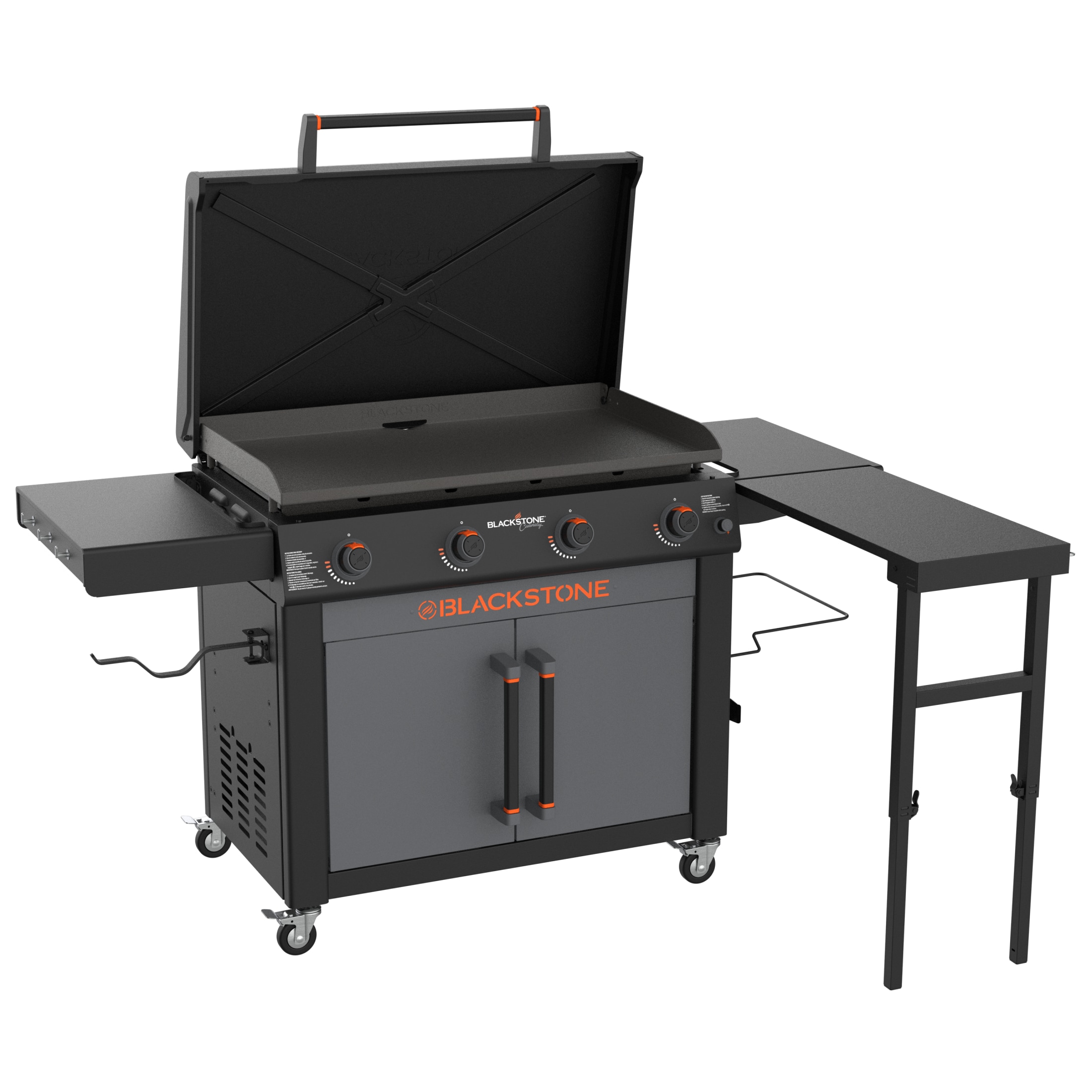 Blackstone 2230 36" Culinary Omnivore Griddle with Prep Table 4 -Burner Liquid propane Flat Top Grill