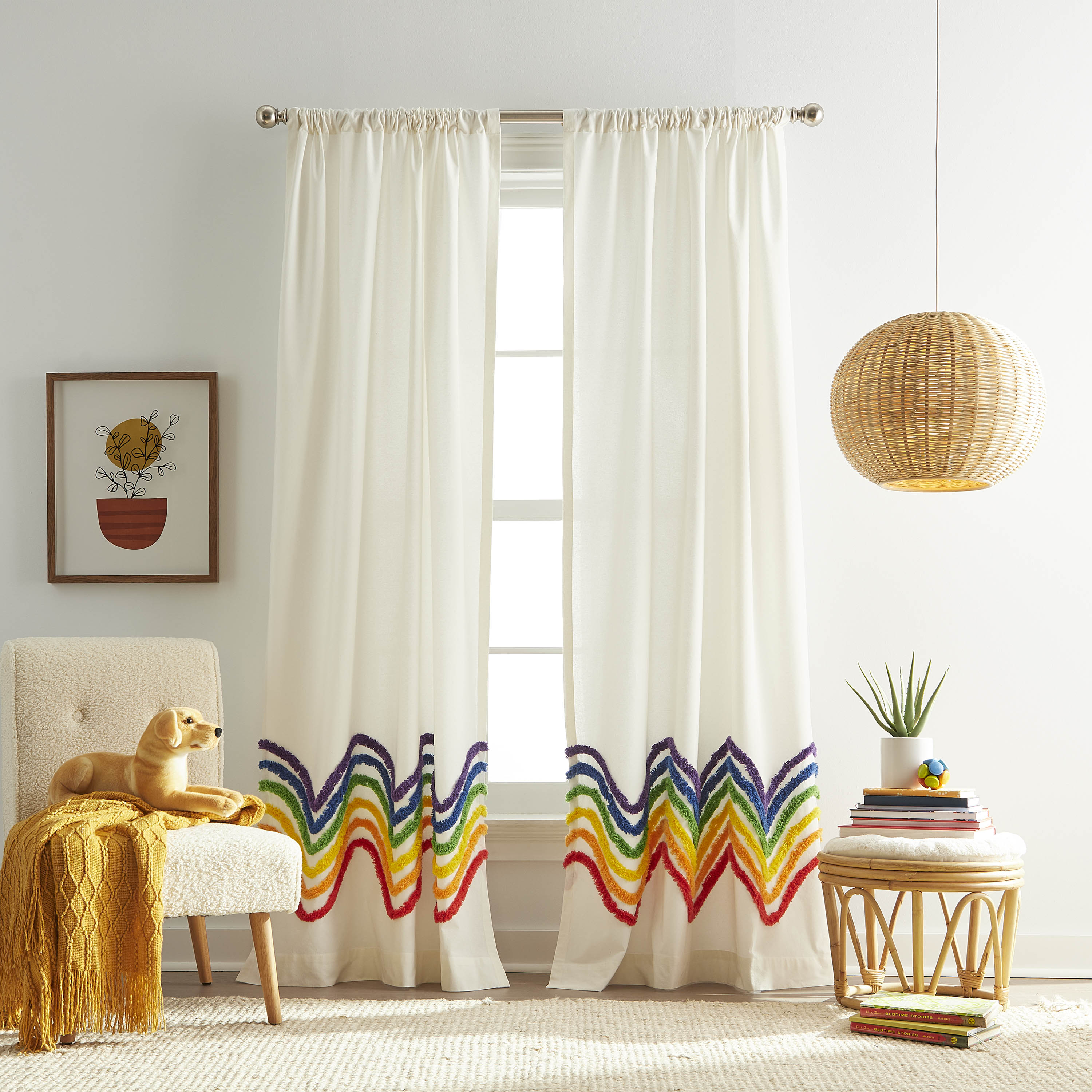 Dream Factory 1D808906MU curtains - View #2