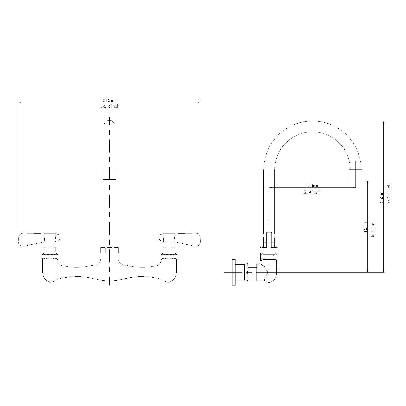 BWE A-94257-8G Kitchen-Faucets - View #8