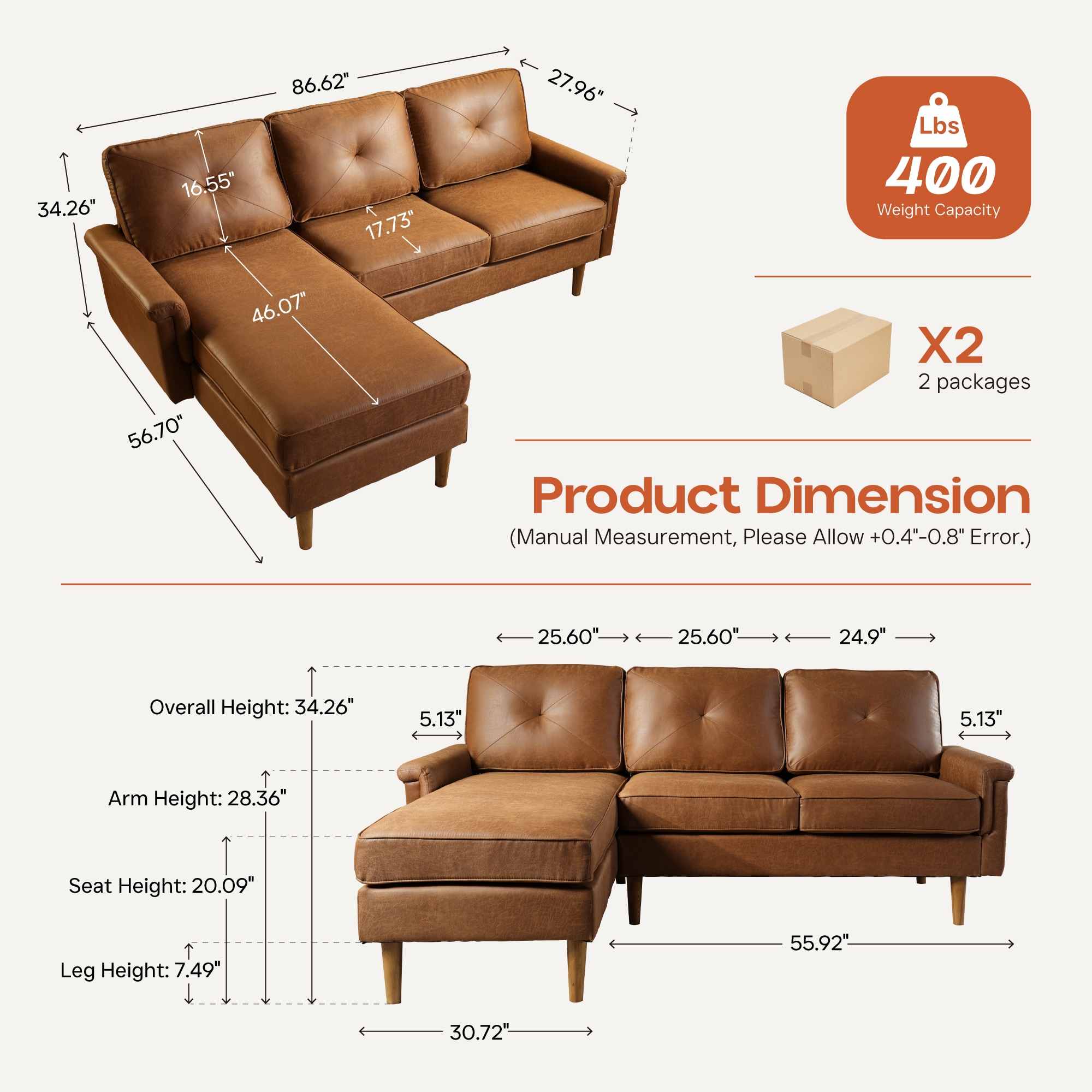Caodoc L5-NOPL700-4 Sofas-Loveseats - View #2