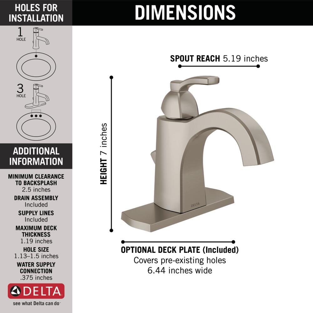Delta 15768LF-SS Lavatory-Faucets - View #5