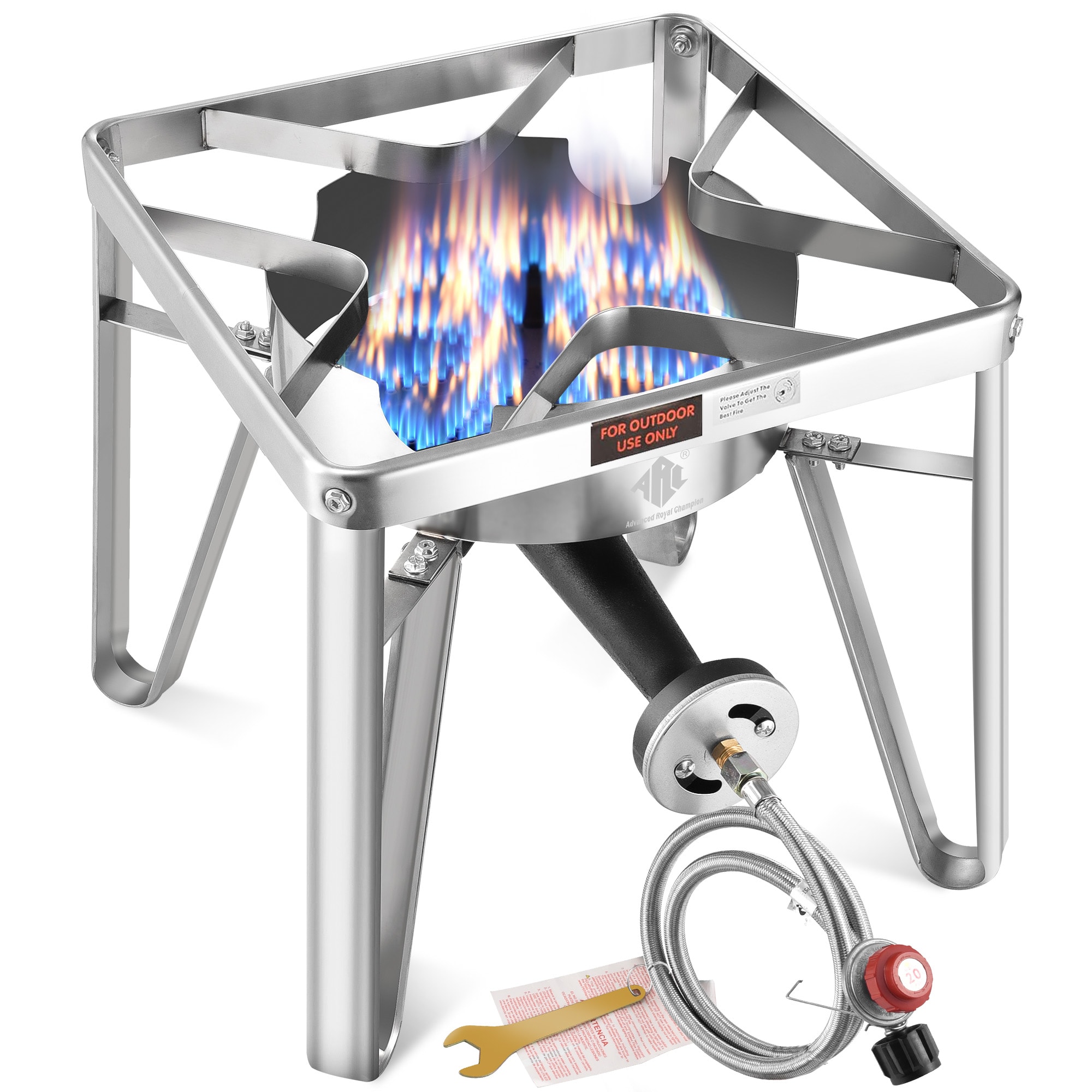 ARC Advanced Royal Champion 1 -Burner Propane Manual Stainless steel Outdoor burner