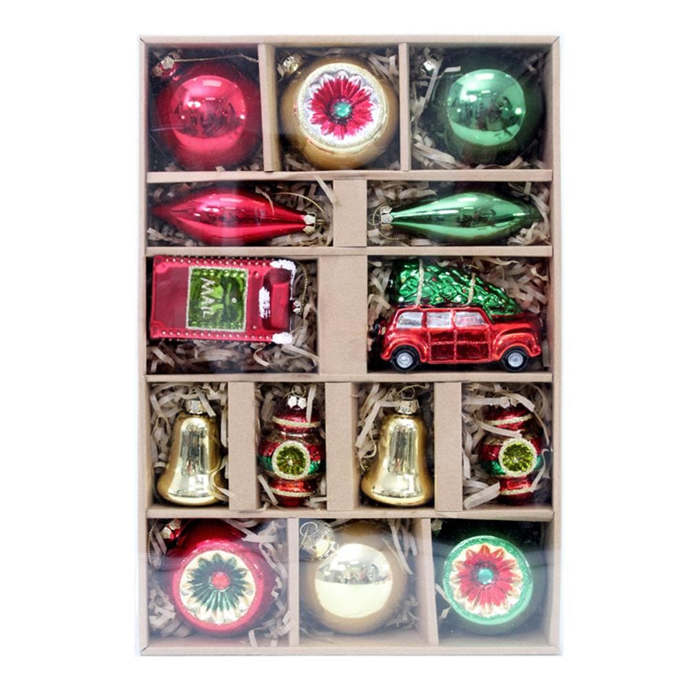 allen + roth 14-Pack Assorted Indoor Ornament Set at Lowes.com