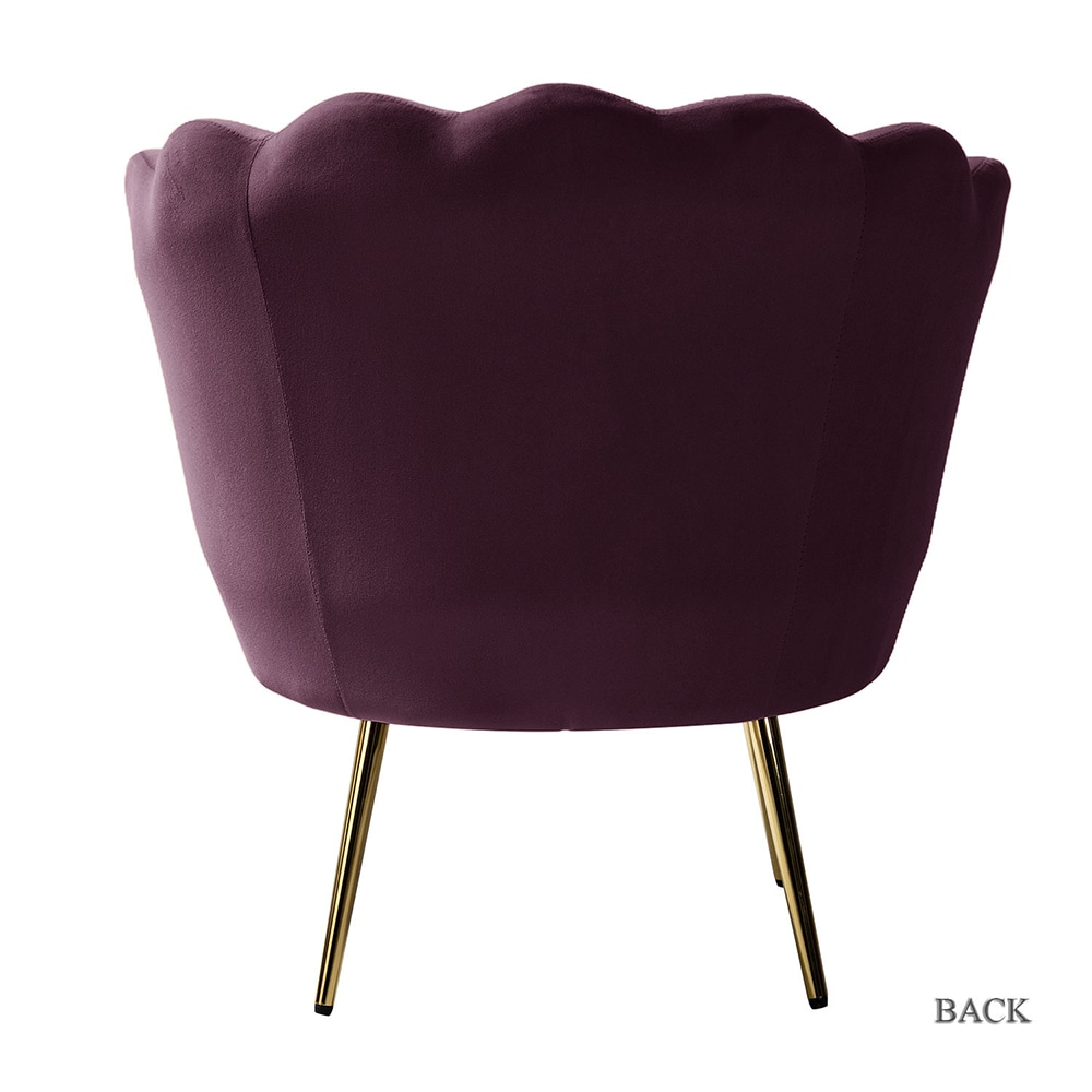 Deep purple accent discount chair