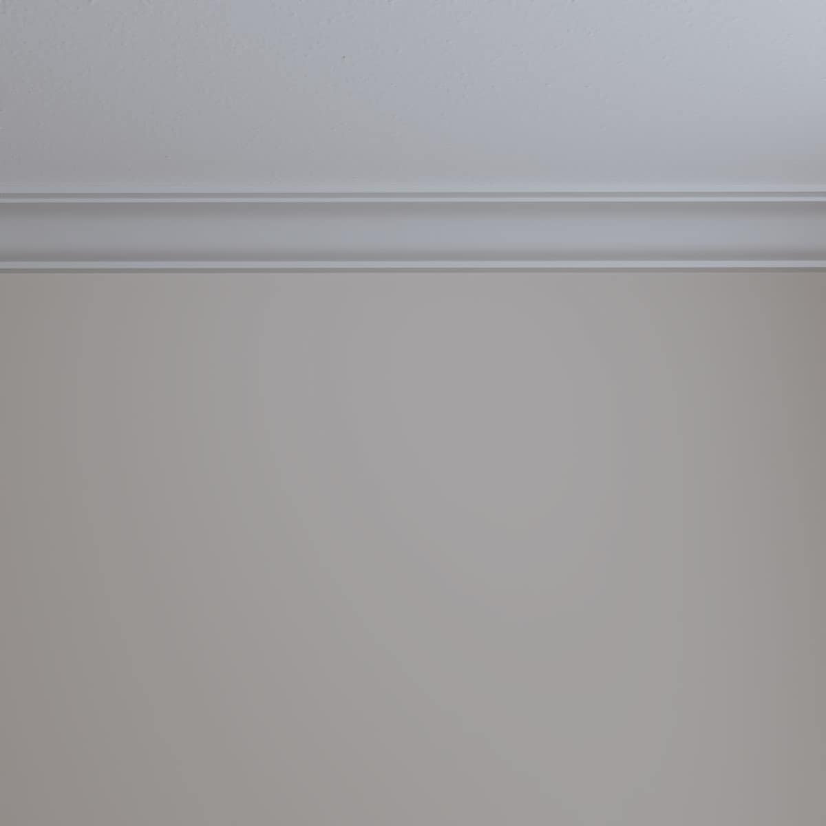 Primed White Polyurethane Smooth Crown Moulding 94.5"