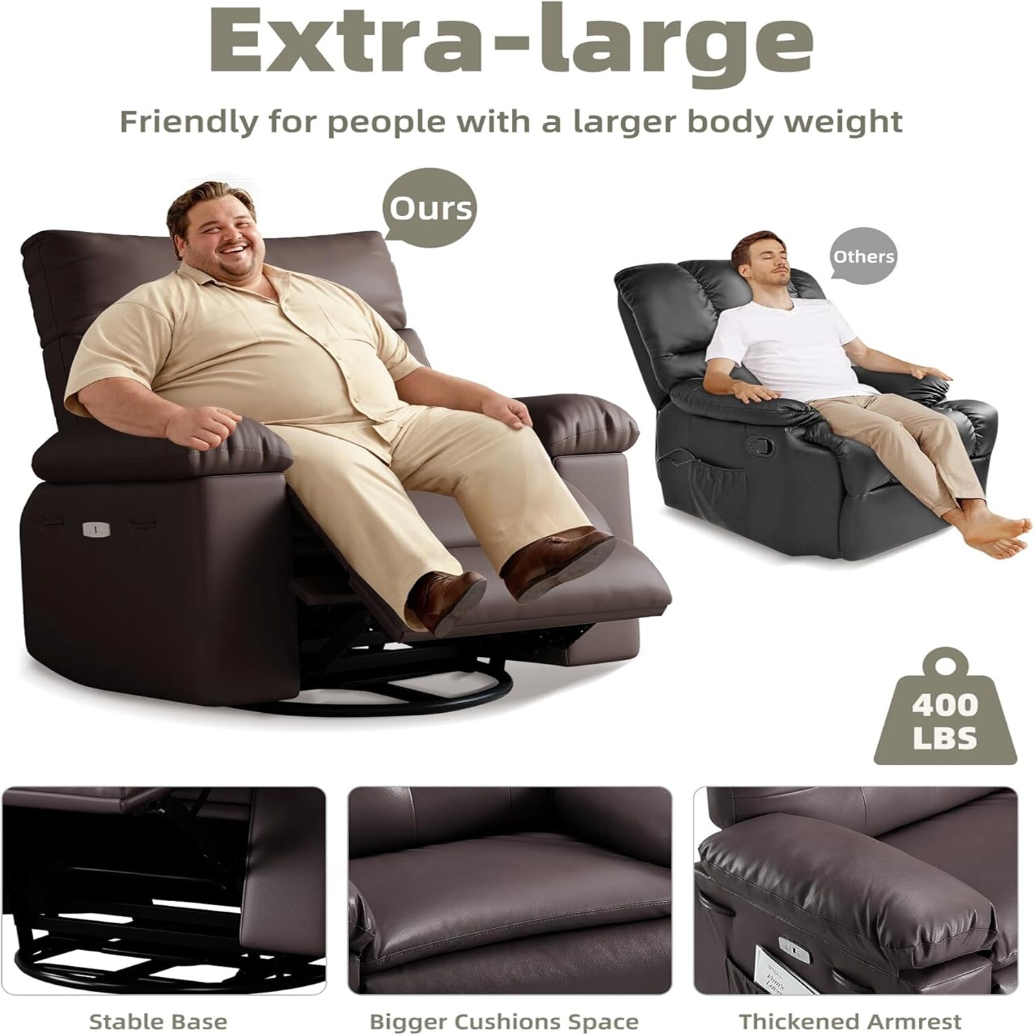 IdealHouse YZ-4DMR3NV28CIA recliners - View #4