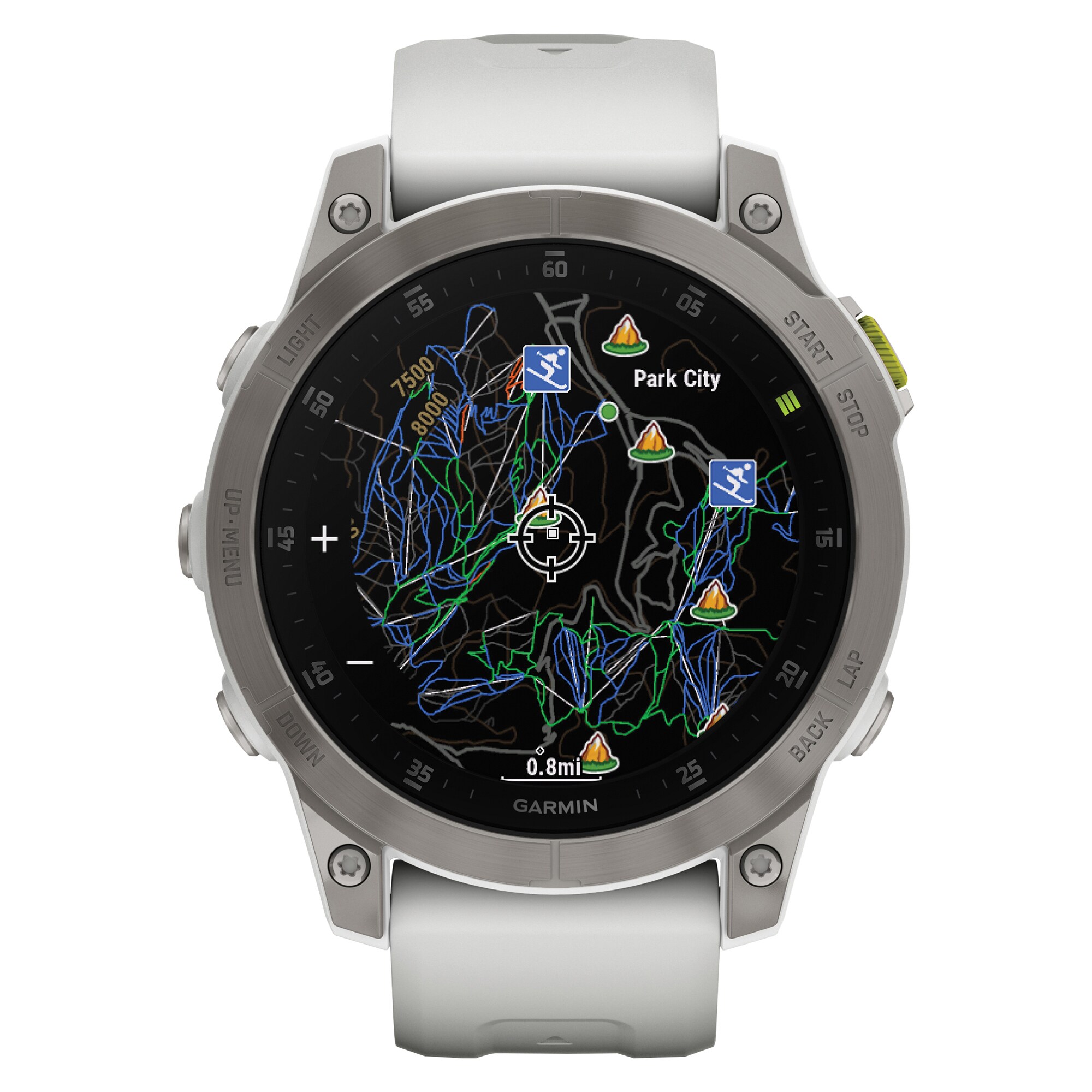 Garmin epix Gen 2 Active Smartwatch (White Titanium) in the Fitness  Trackers department at