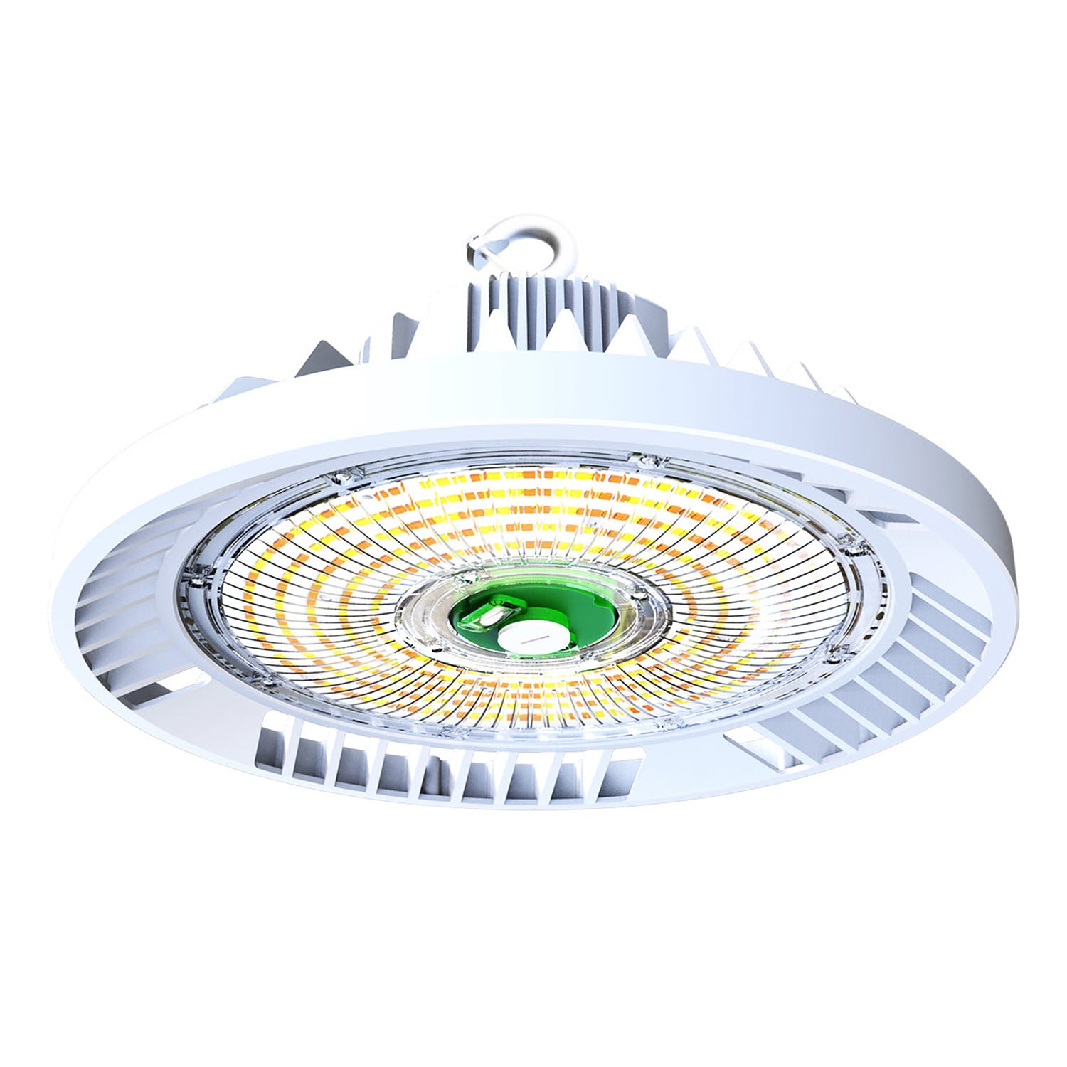 LED One ELHB-MW(150)MCCTLVW 11.02-in x 11.02-in 21750 -Lumen Adjustable Lumens 5000-K Switchable white LED High Bay Light (Pallet Of 40)