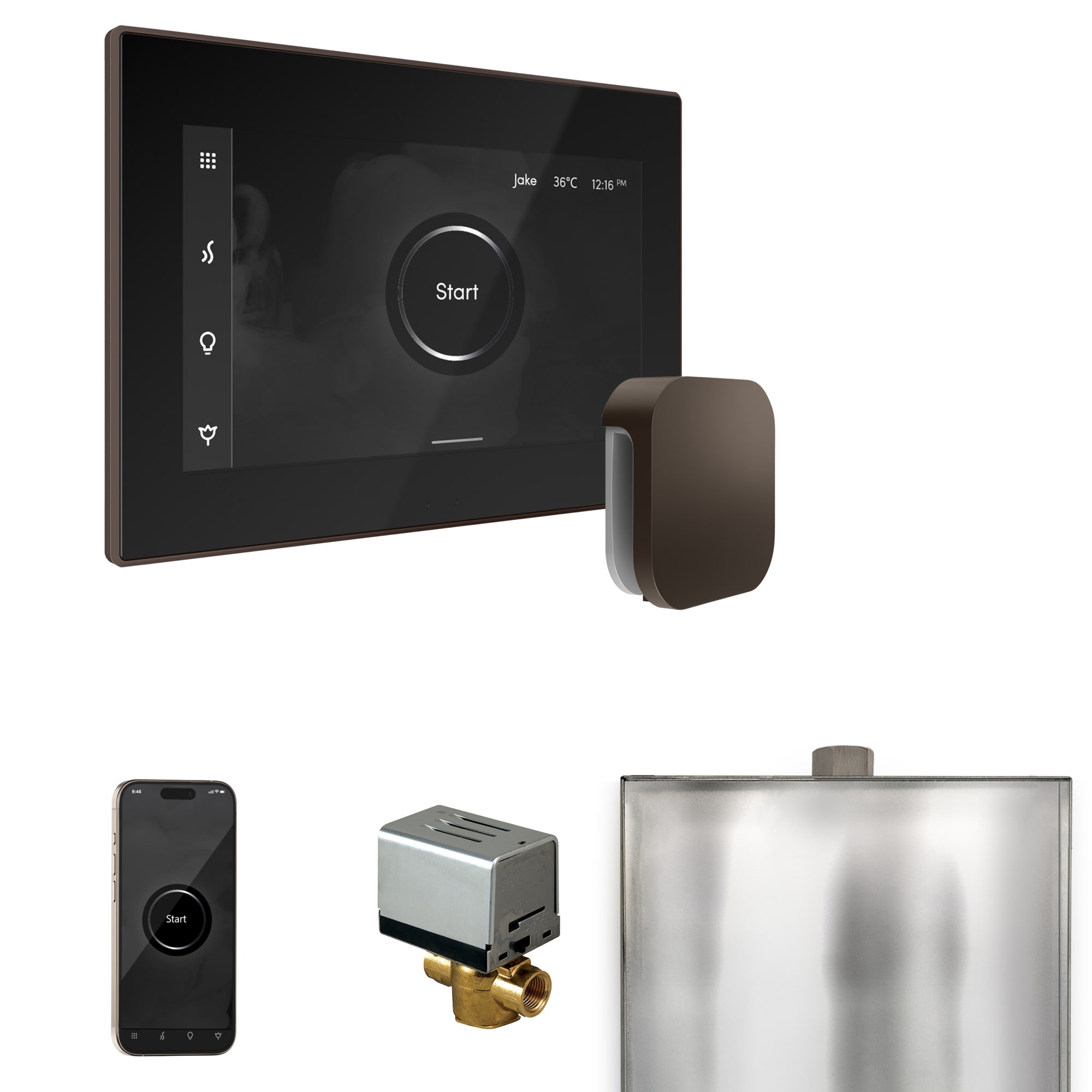 Mr. Steam BXBKOB XButler Black - Oil-Rubbed Bronze Steam Generator Control Kit