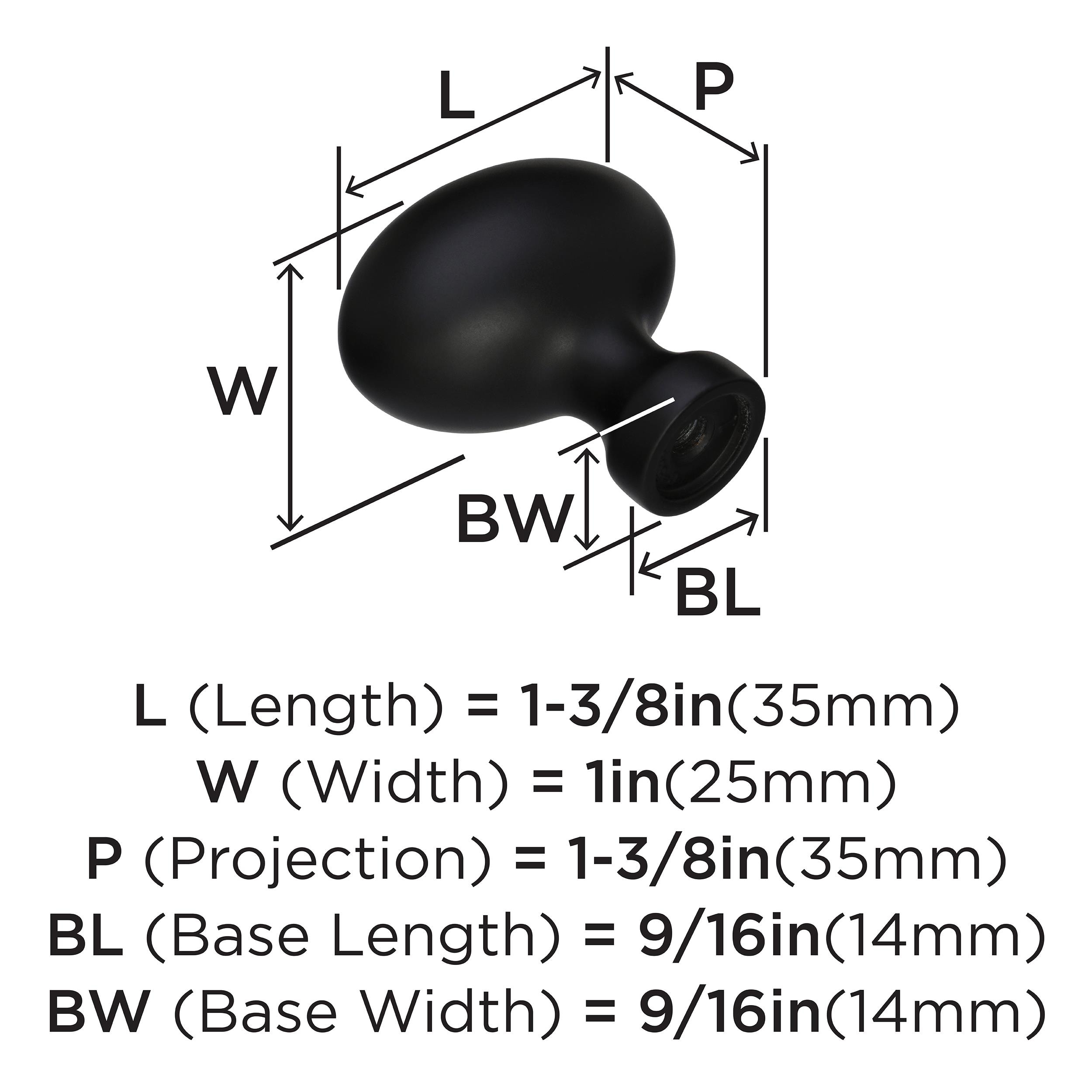 Amerock 10VMP53014FB Cabinet-Knobs - View #4
