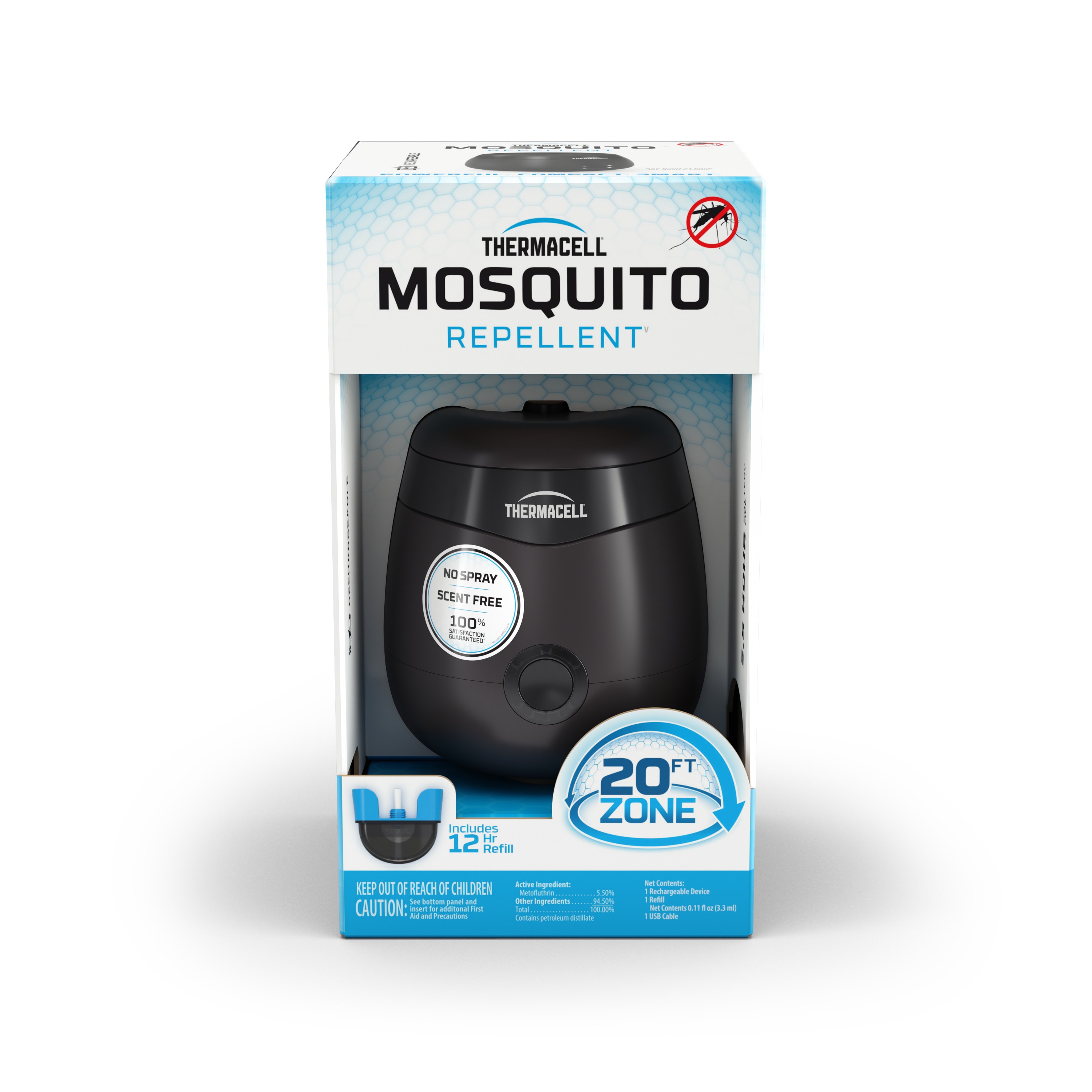 Thermacell Rechargeable Charcoal Mosquito Repeller Home and