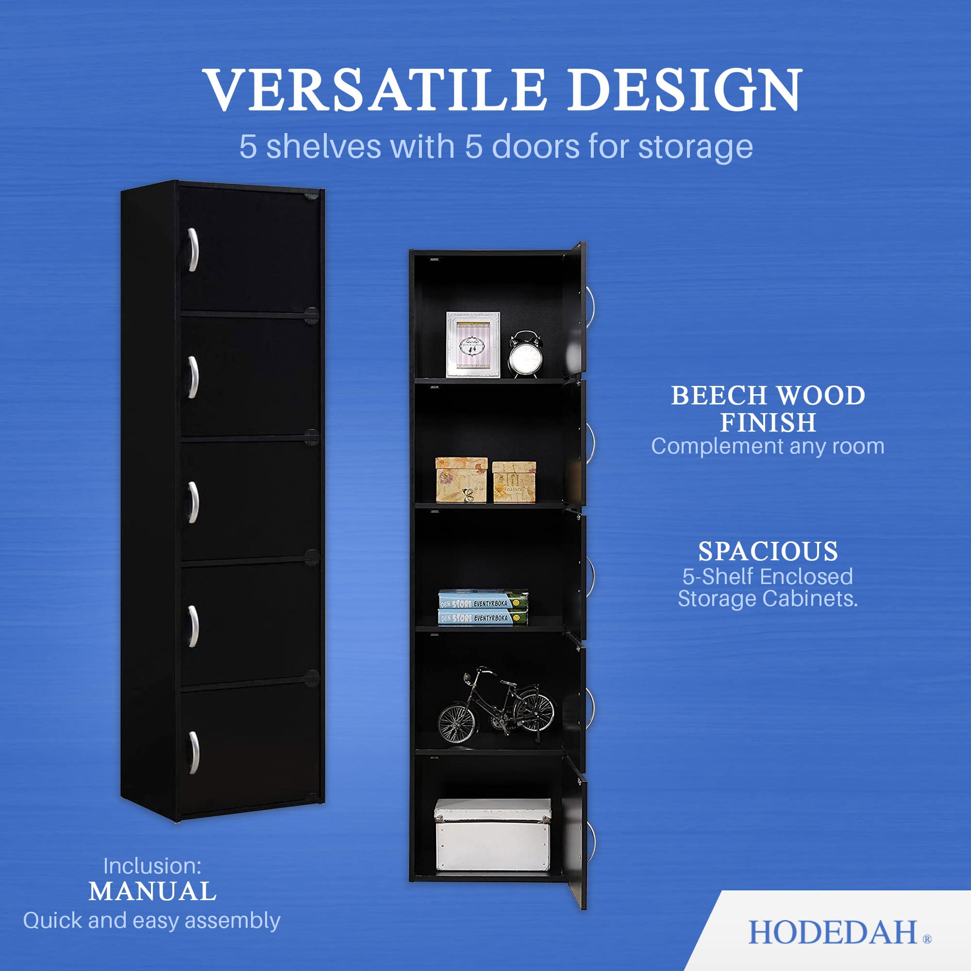 Hodedah 304308 Utility-Storage-Cabinets - View #2
