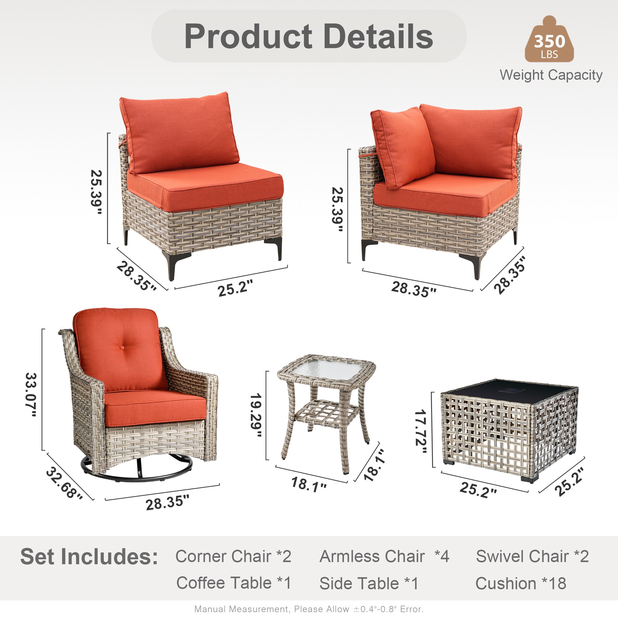 Caodoc L5-YZSKT80C10-1 Patio-Sofas-Daybeds - View #9