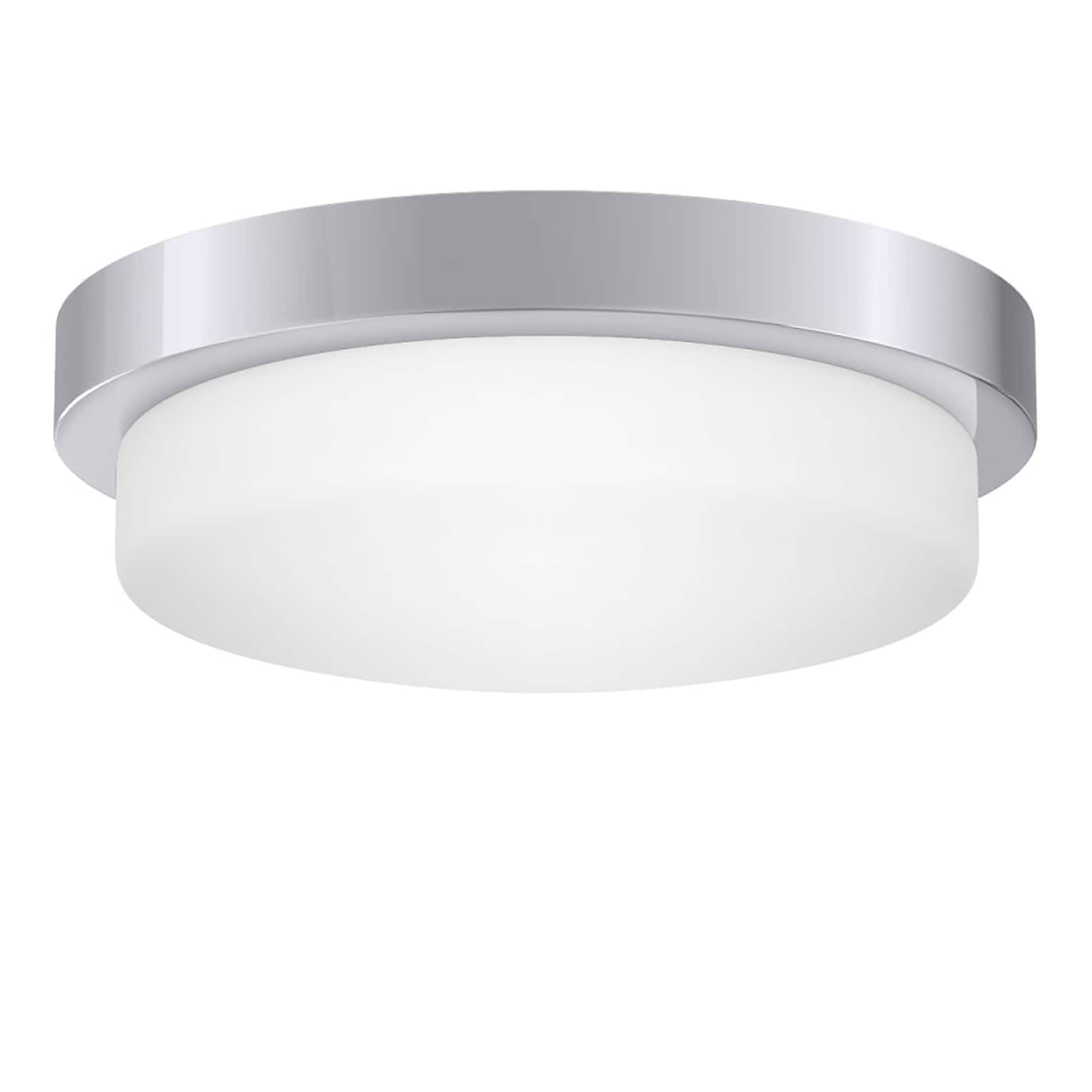 Signature Hardware 476923 Leavells 3-Light Polished Chrome Flush Mount Light
